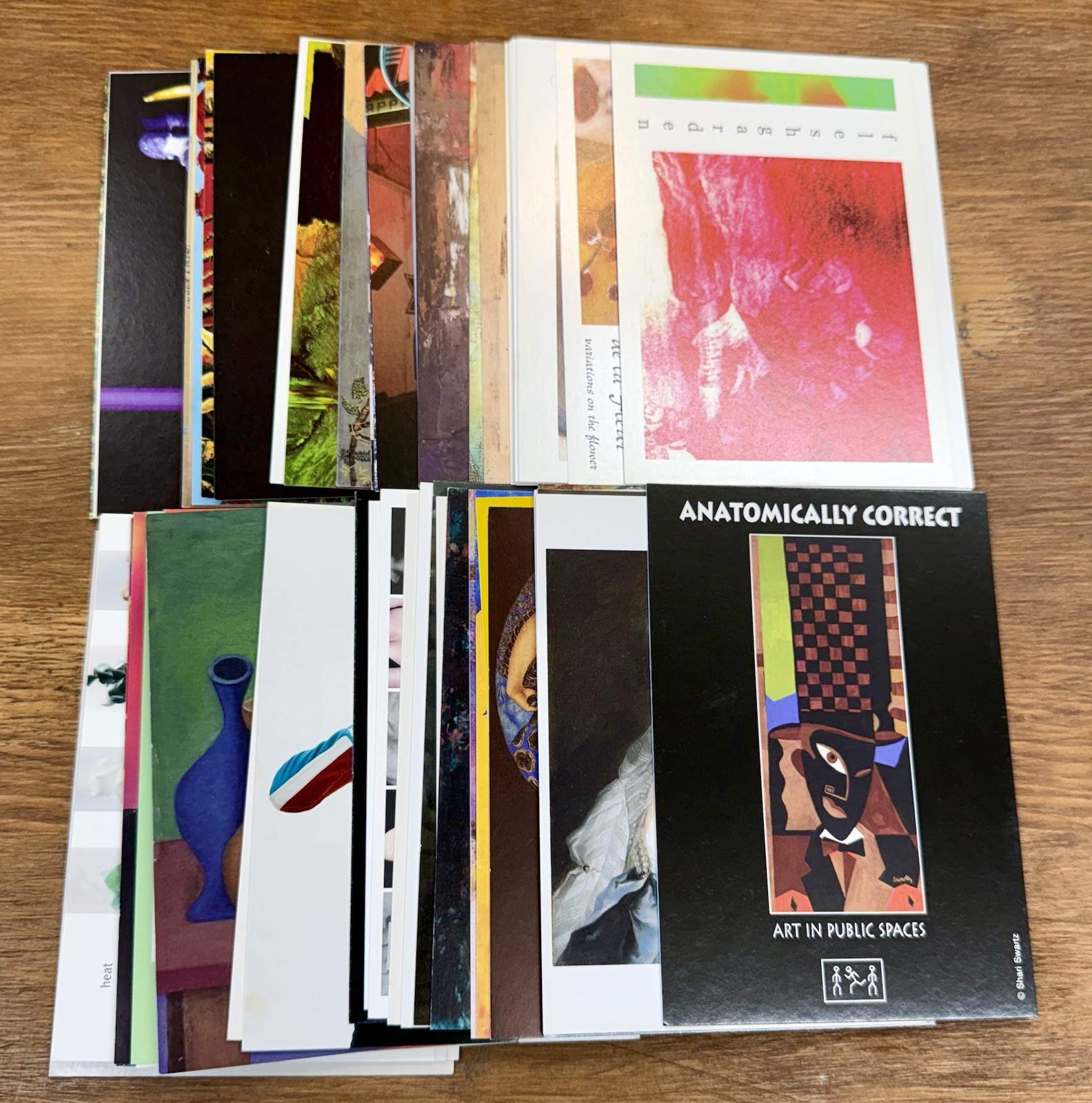 Huge Lot 67 Vintage 1980s-90s Art Gallery Show Invite Postcards International