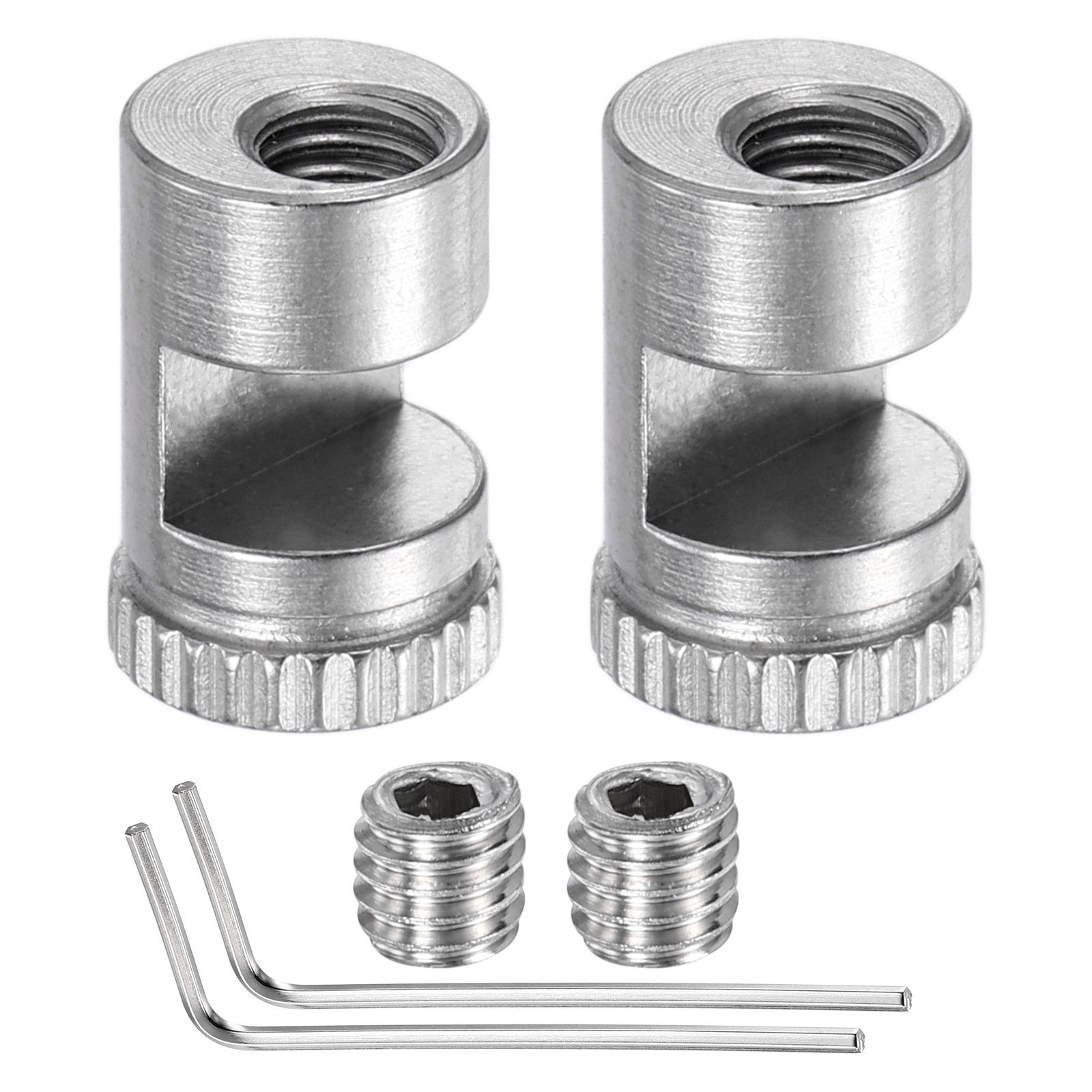 2 Set 3.5mm Folding Knife Thumb Studs Replacement with Hex Wrench Silver# 2 Set 3.5mm Folding Knife Thumb Studs Replacement with Hex Wrench Silver#