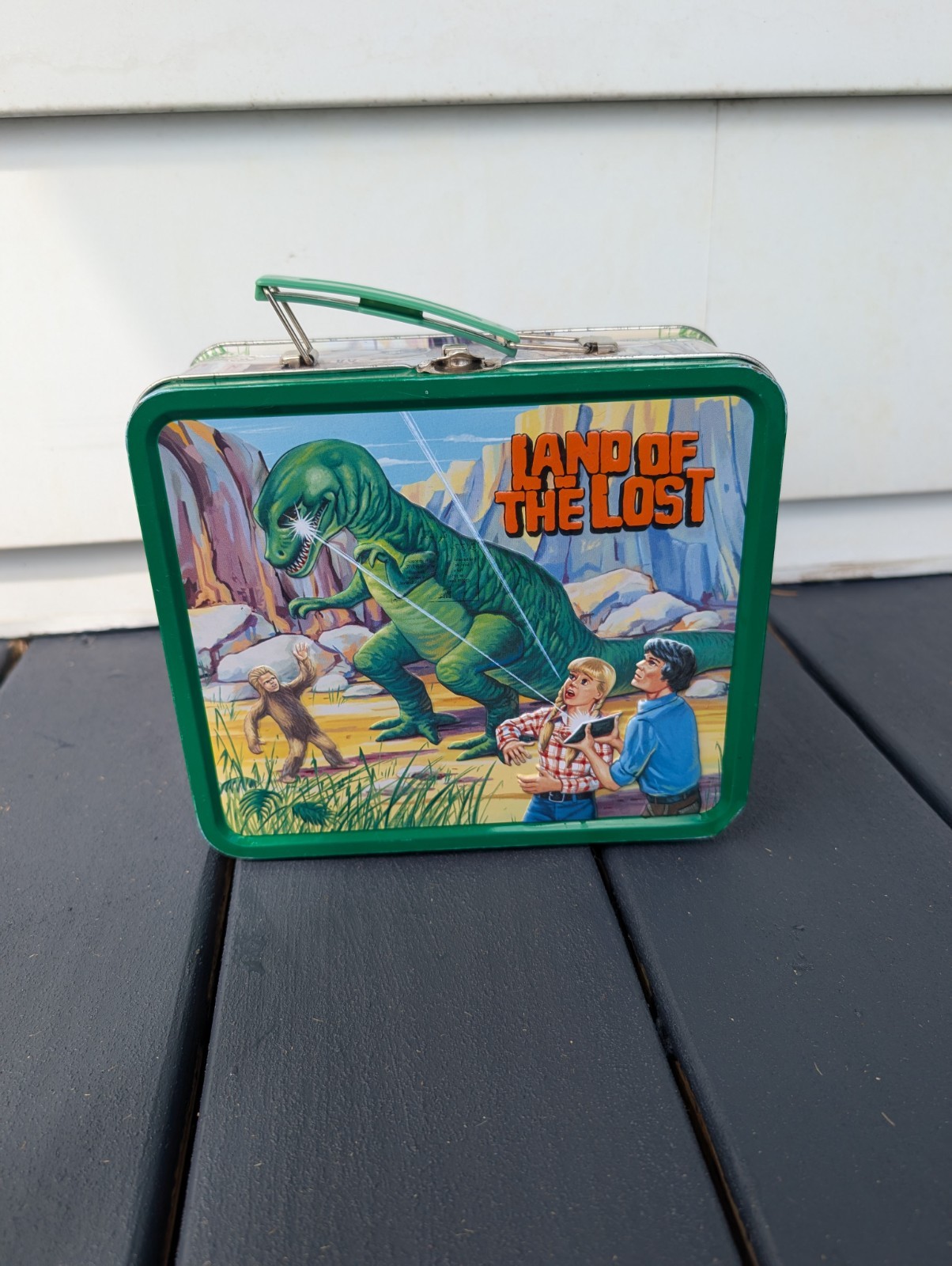 Land of the Lost Metal Lunchbox Vintage reissue 2009 No Thermos