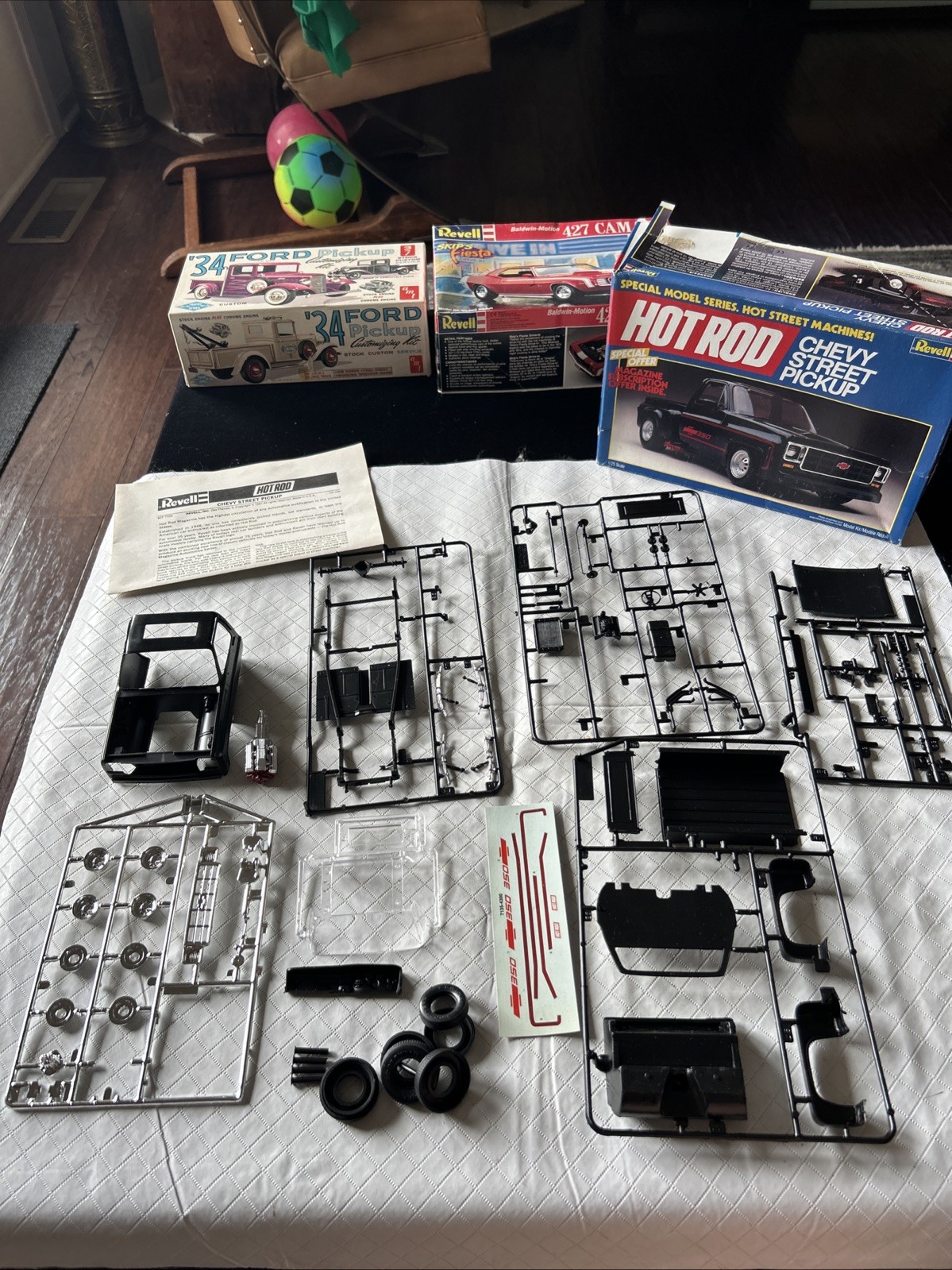 Vintage Revell Hot Rod Chevy Street Pickup Model Car Kit