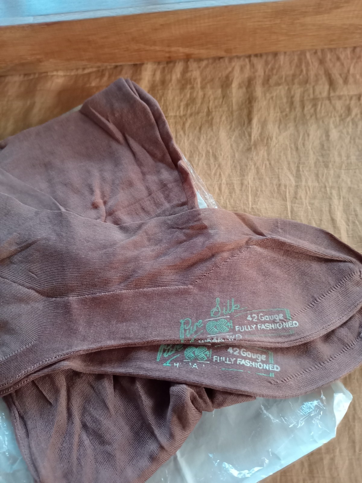 Vintage Wartime 1940’s CC41 Marked Pure Silk Stockings - Unworn.