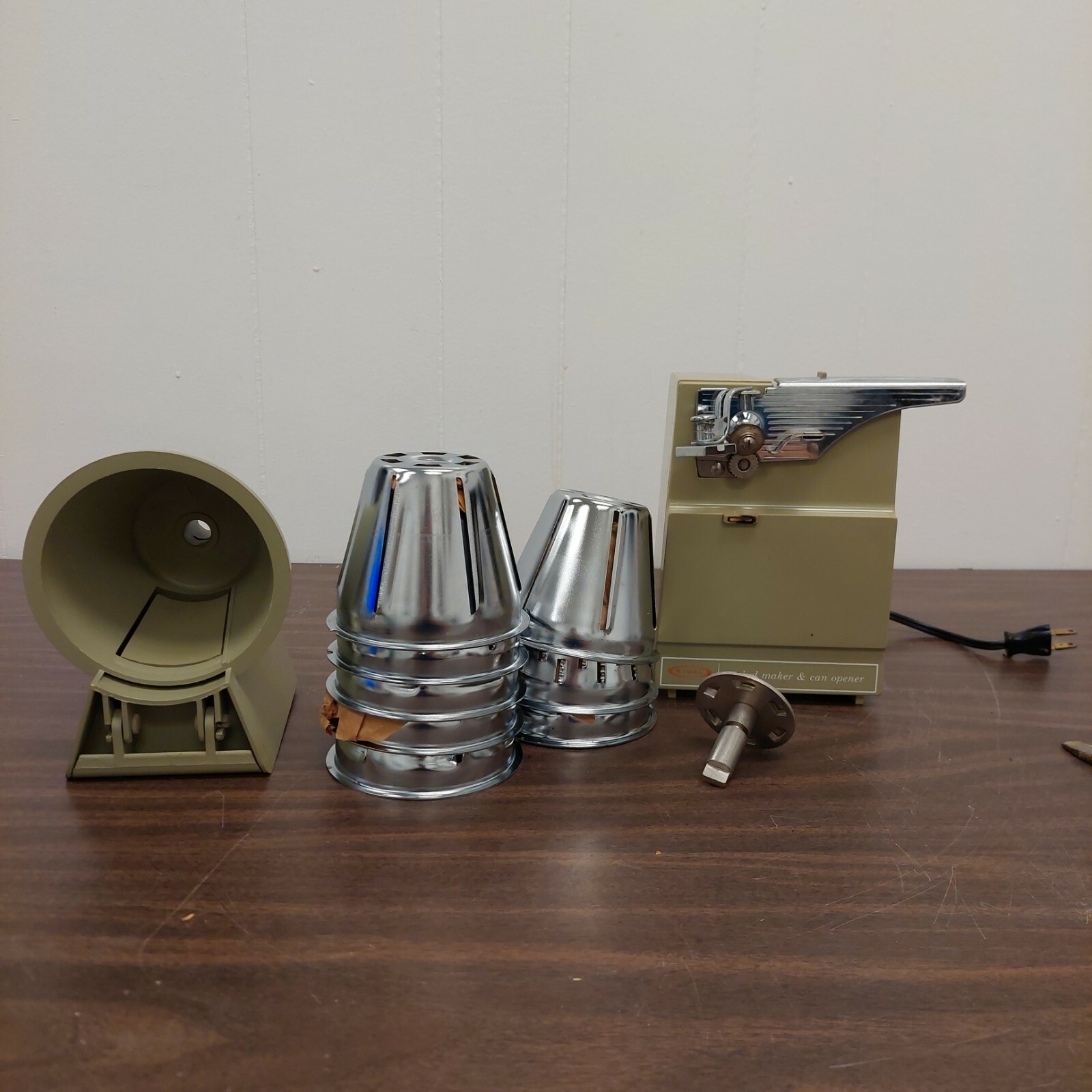 Vintage Rival Combination Electric Salad Maker / Can Opener Parts/Repair MCM