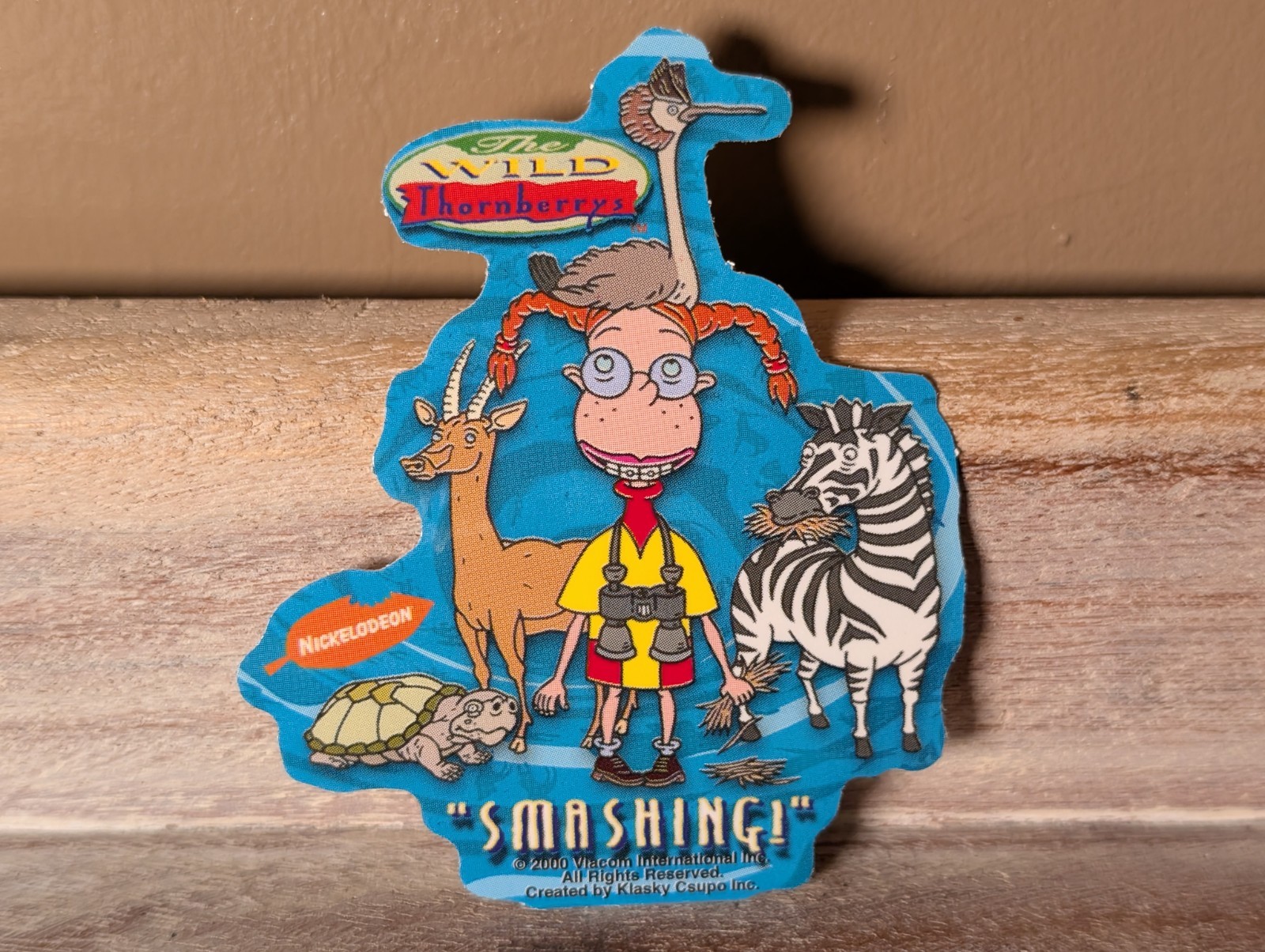 RARE 2000 NICKELODEON The Wild Thornberrys VENDING MACHINE STICKER