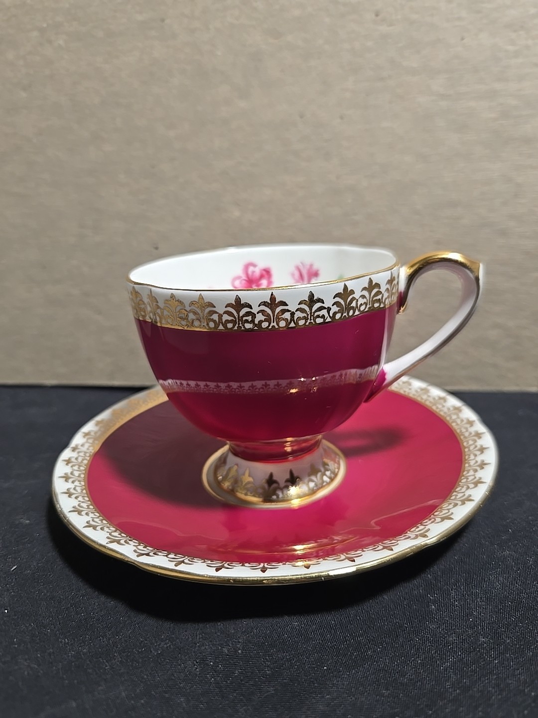 taylor and kent bone china teacup saucer.