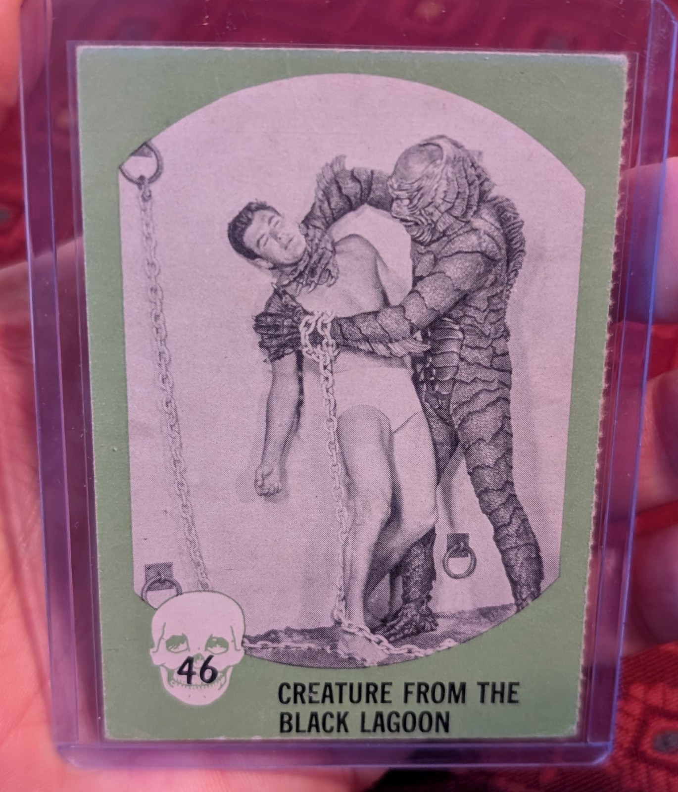 🔥 RARE Nu Card Creature From The Black Lagoon Half Panel EX Horror Monster 1961