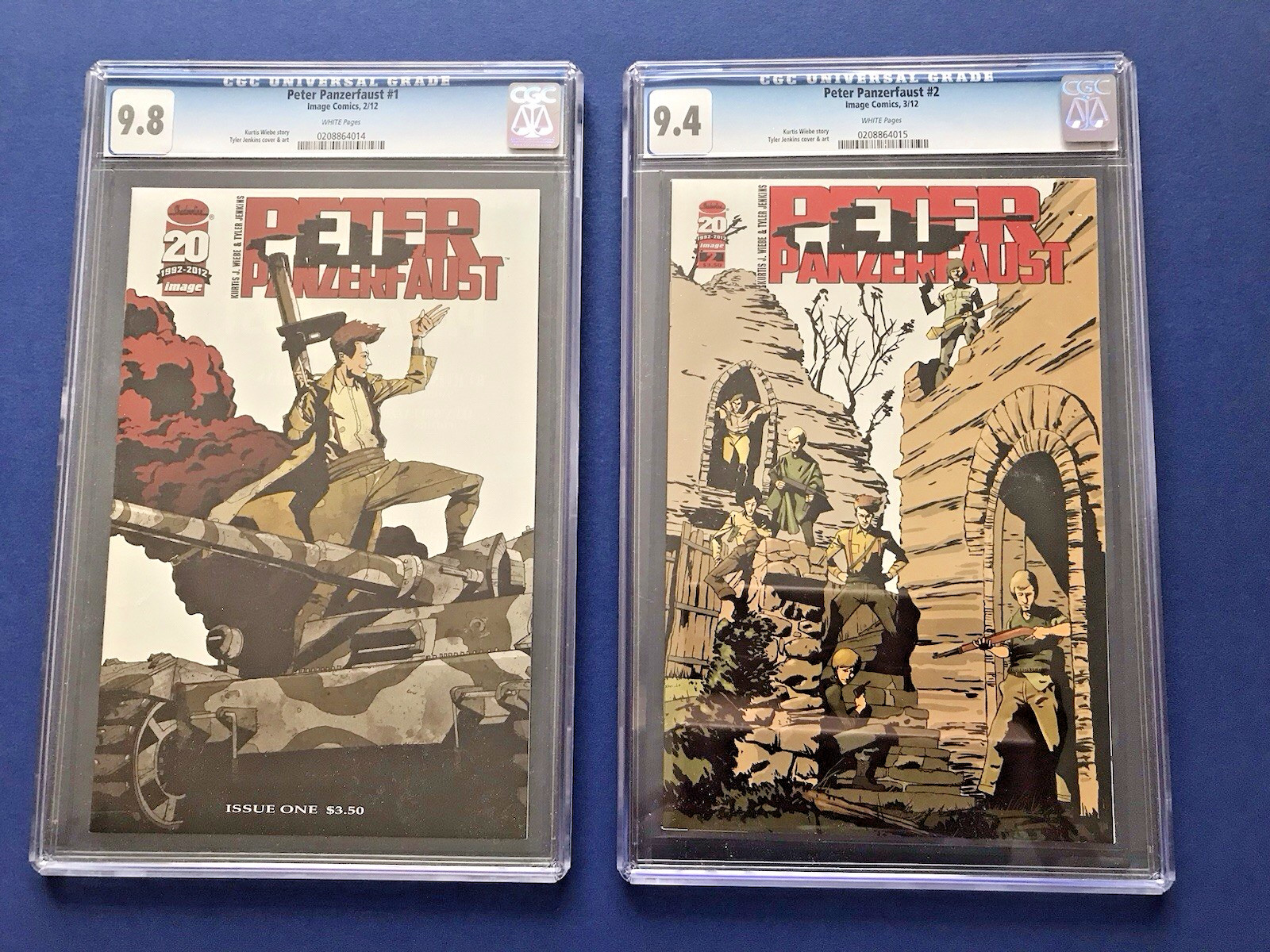 Peter Panzerfaust #1 CGC 9.8 # 2 CGC 9.4 Image Comic 2012 (Lot Of 2)
