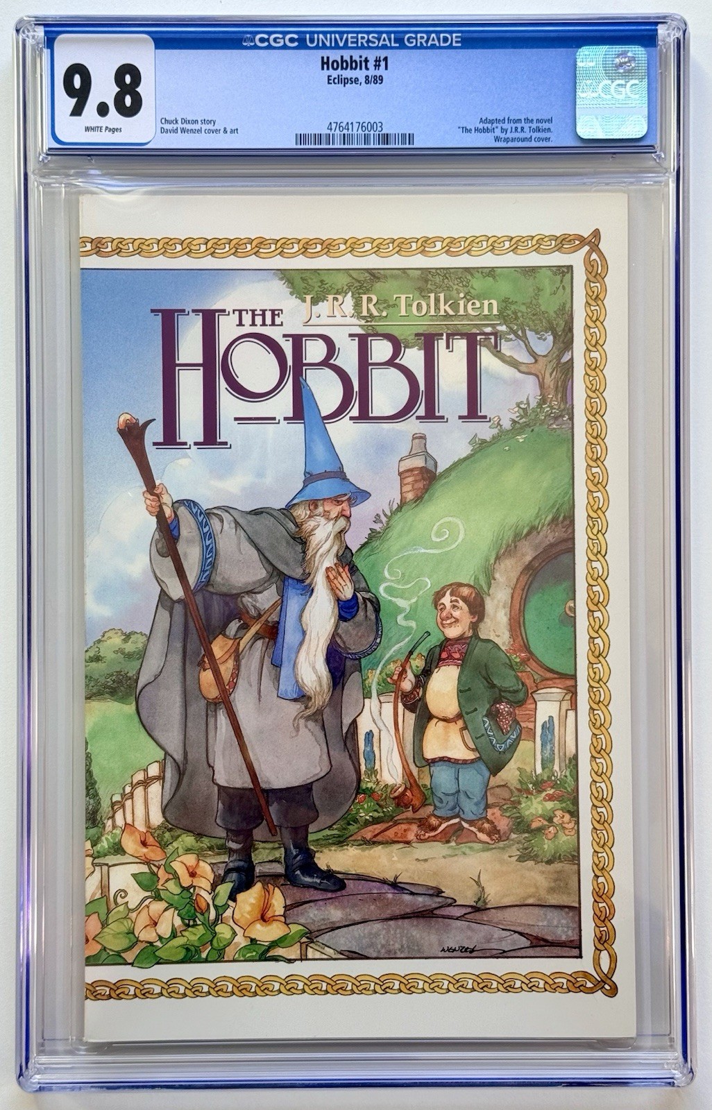 THE HOBBIT #1 ◉ CGC 9.8 * 1ST PRINT * Gandalf * ECLIPSE 1989 * NEW CASE  👀