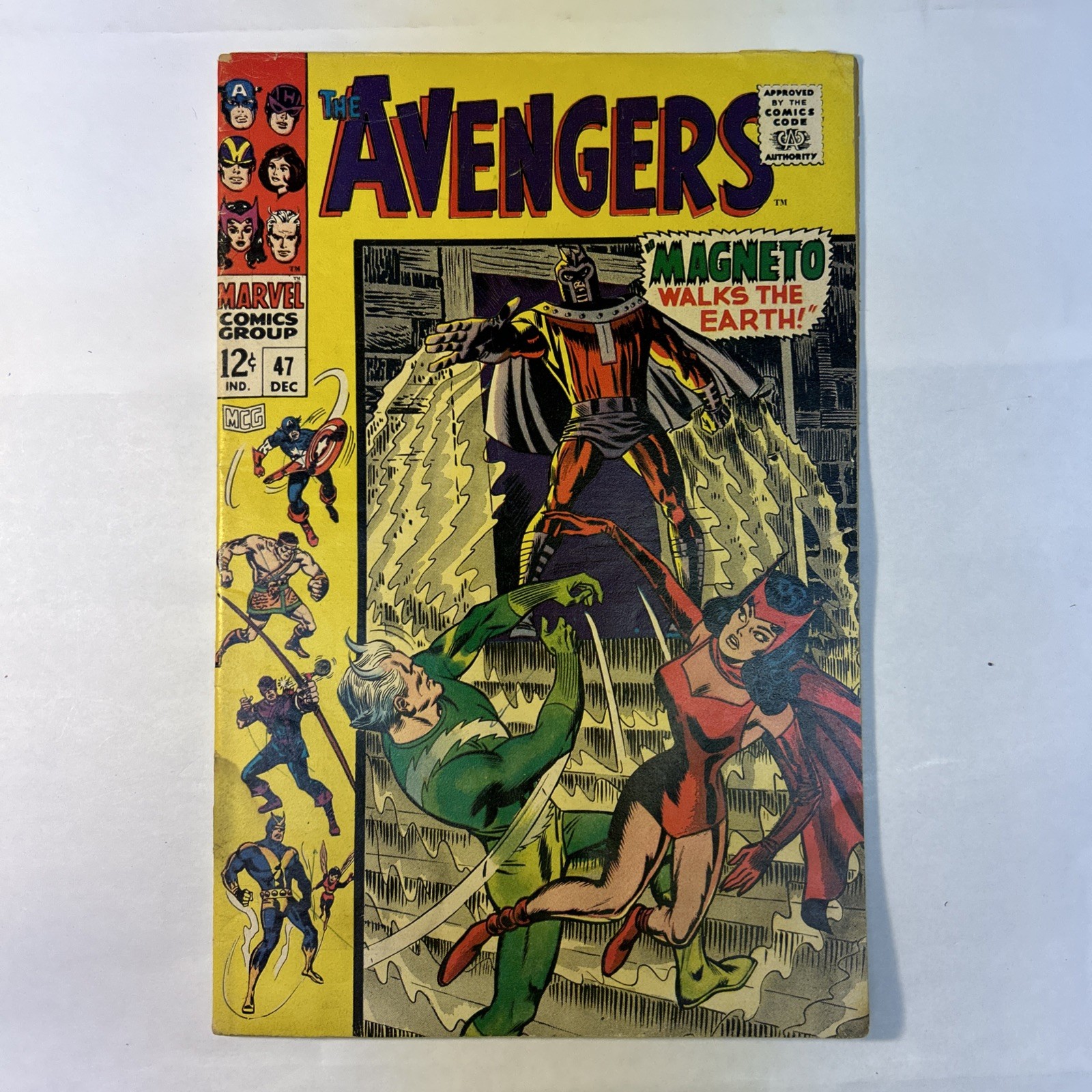 The Avengers #47 1967 with Magneto Marvel Comics Silver Age