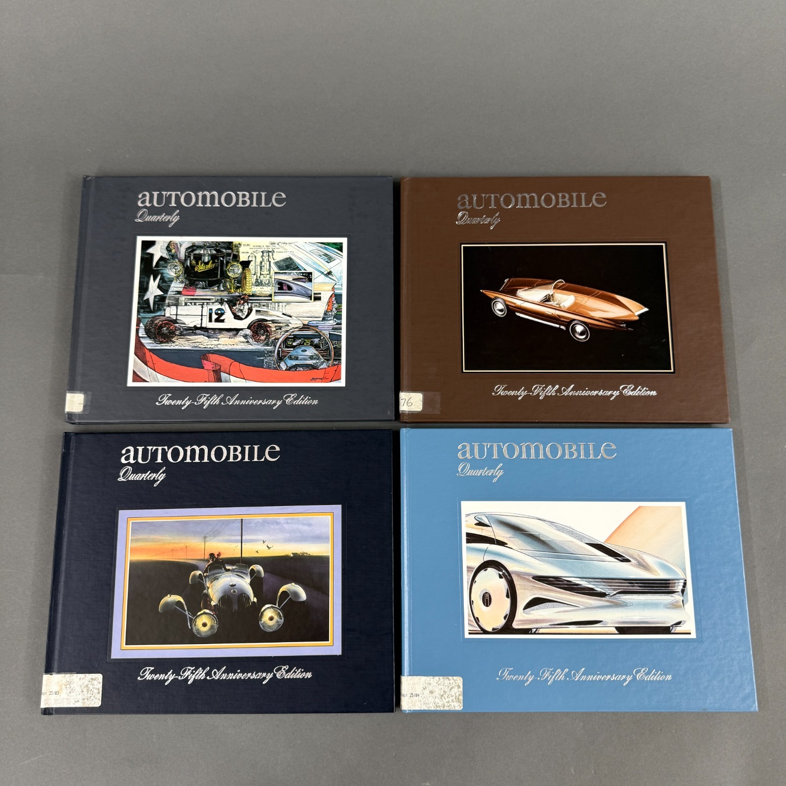 AQ Automobile Quarterly Vol 25 Complete Issues 1-4 Hardcover 1987 Vintage Car