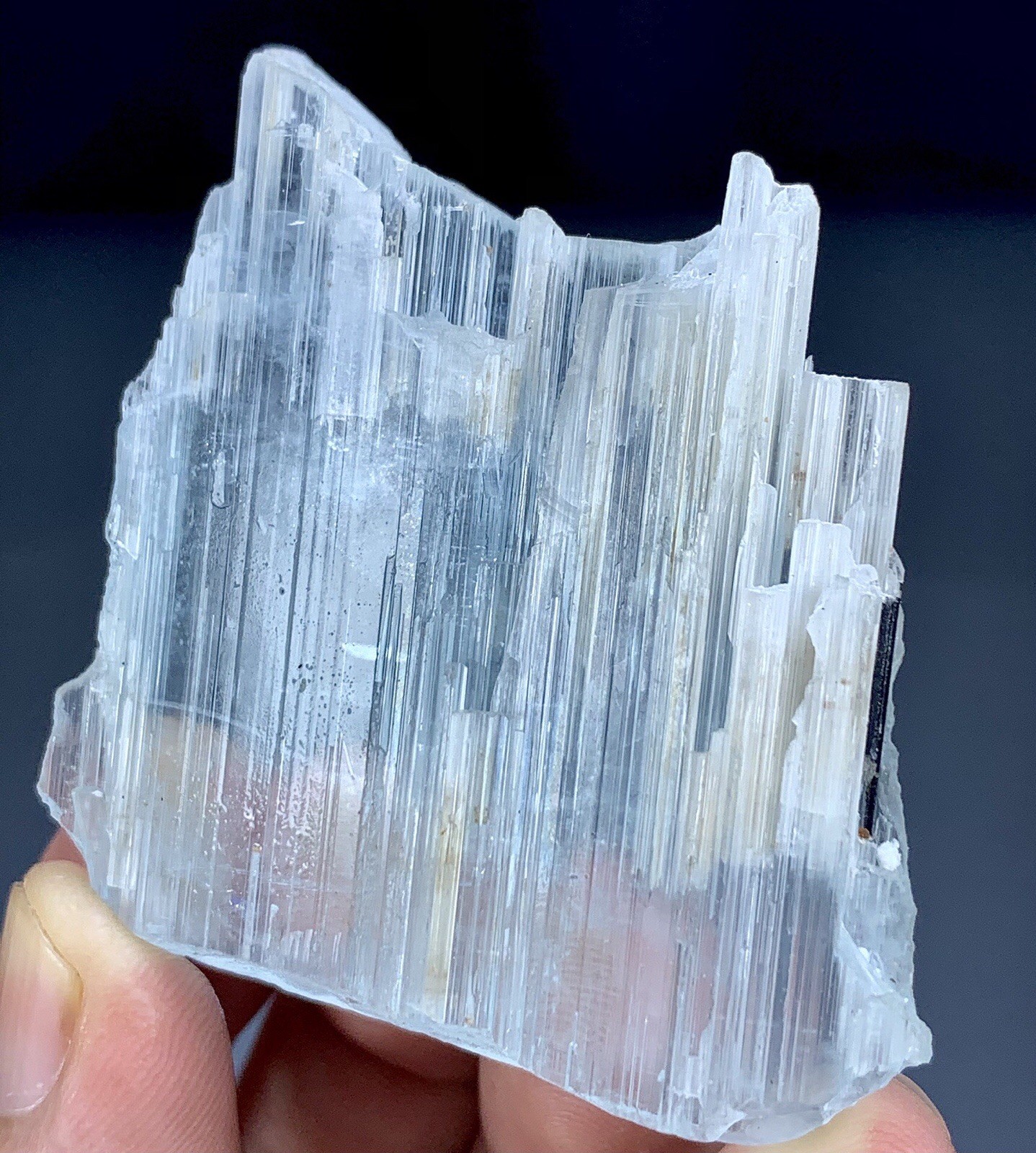 41 Gram Unique Shape Aquamarine Crystal From Pakistan.
