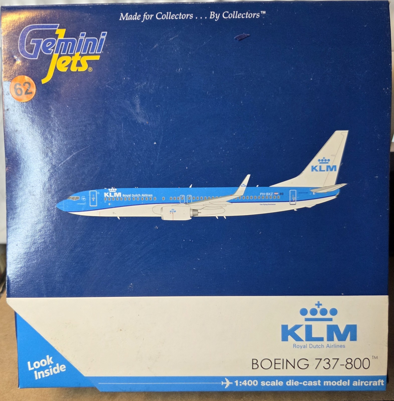 GEMINI JETS KLM - GJKLM1998 - 737-800 - 1:400 SCALE DIECAST METAL MODEL - NIB..