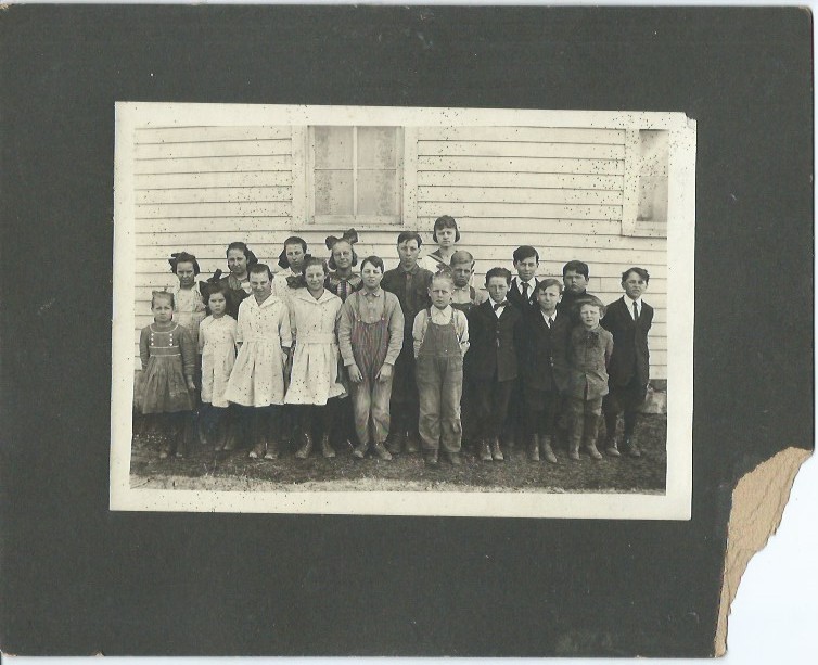 1922 cabinet photo WALTERS SCHOOL Students MASON Ingham County MICH names Vevay