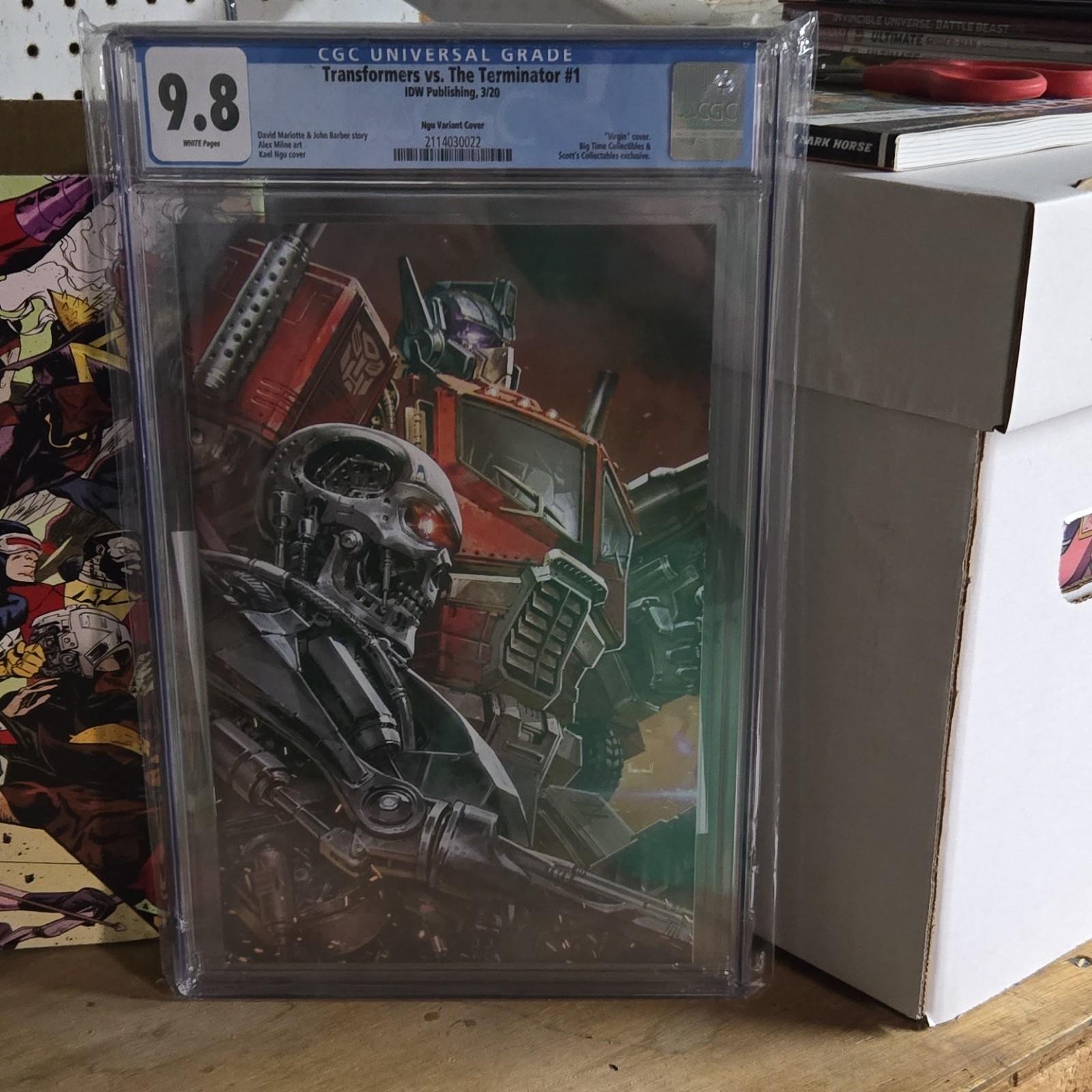 IDW Publishing Transformers vs. The Terminator #1 CGC 9.8 Ngu Variant
