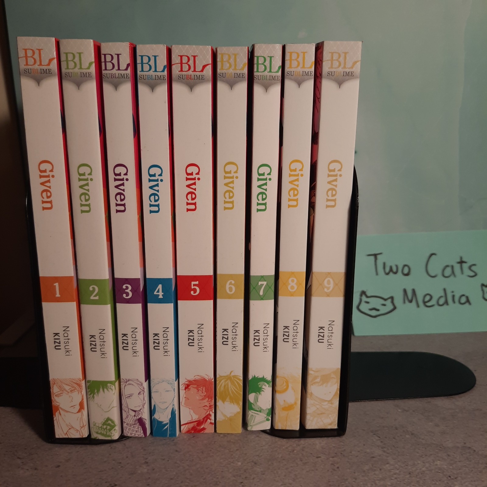 📚Given Vol. 1-9 Official English Manga Variation Listing by Natsuki Kizu Yaoi