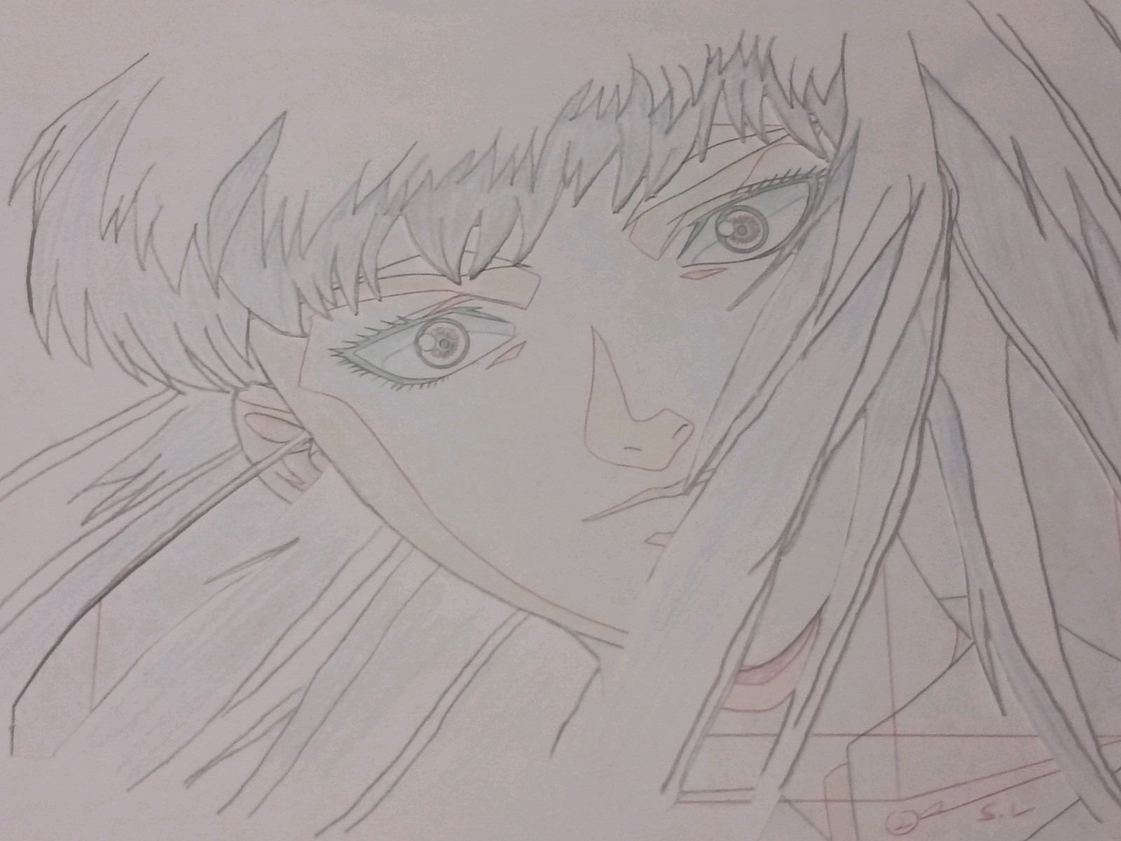 Berserk 1997 Production Drawing Not Cel Griffith Band of The Hawk Original Art