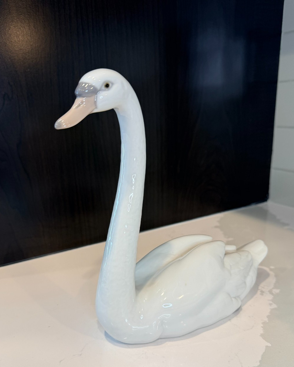 Vintage Lladró Graceful Swan Porcelain Figurine 5230 Spain Retired Mint