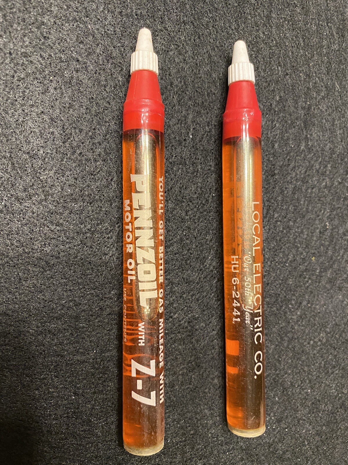 Vintage Pennzoil Z-7 Motor Oil Sample  Oil Pen Tube / Unused.  Advertising