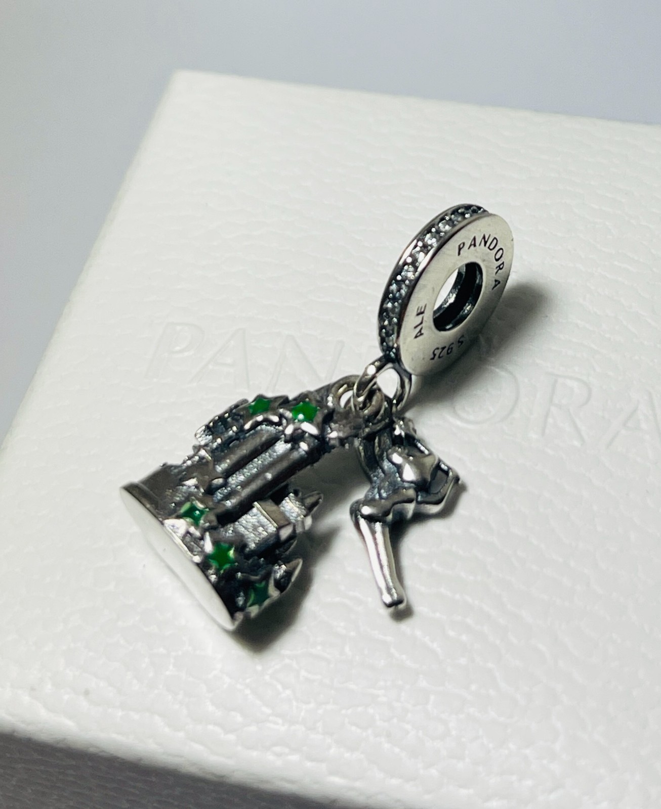Pandora Charm Tinker bell Castle of Magical #798856C01 Spring Disney Travel Deal