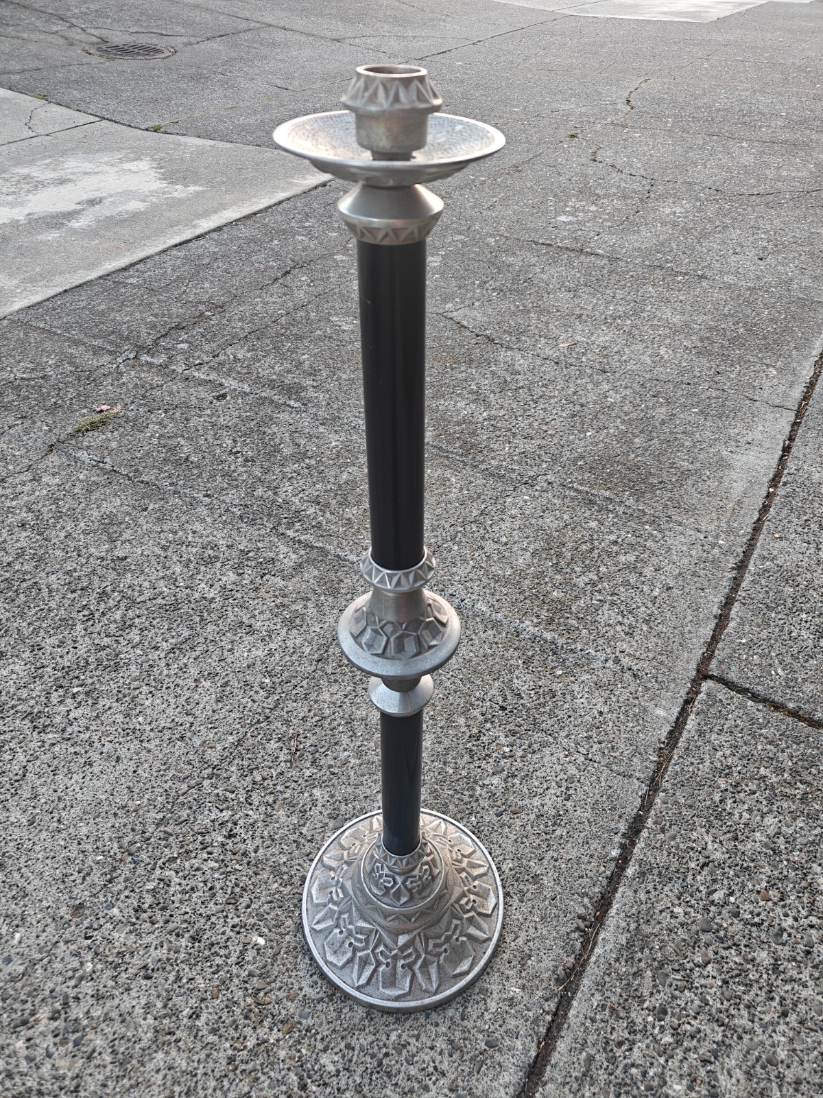 1 Traditional Church Funeral Candlesticks - 42\ 1 Traditional Church Funeral Candlesticks - 42\
