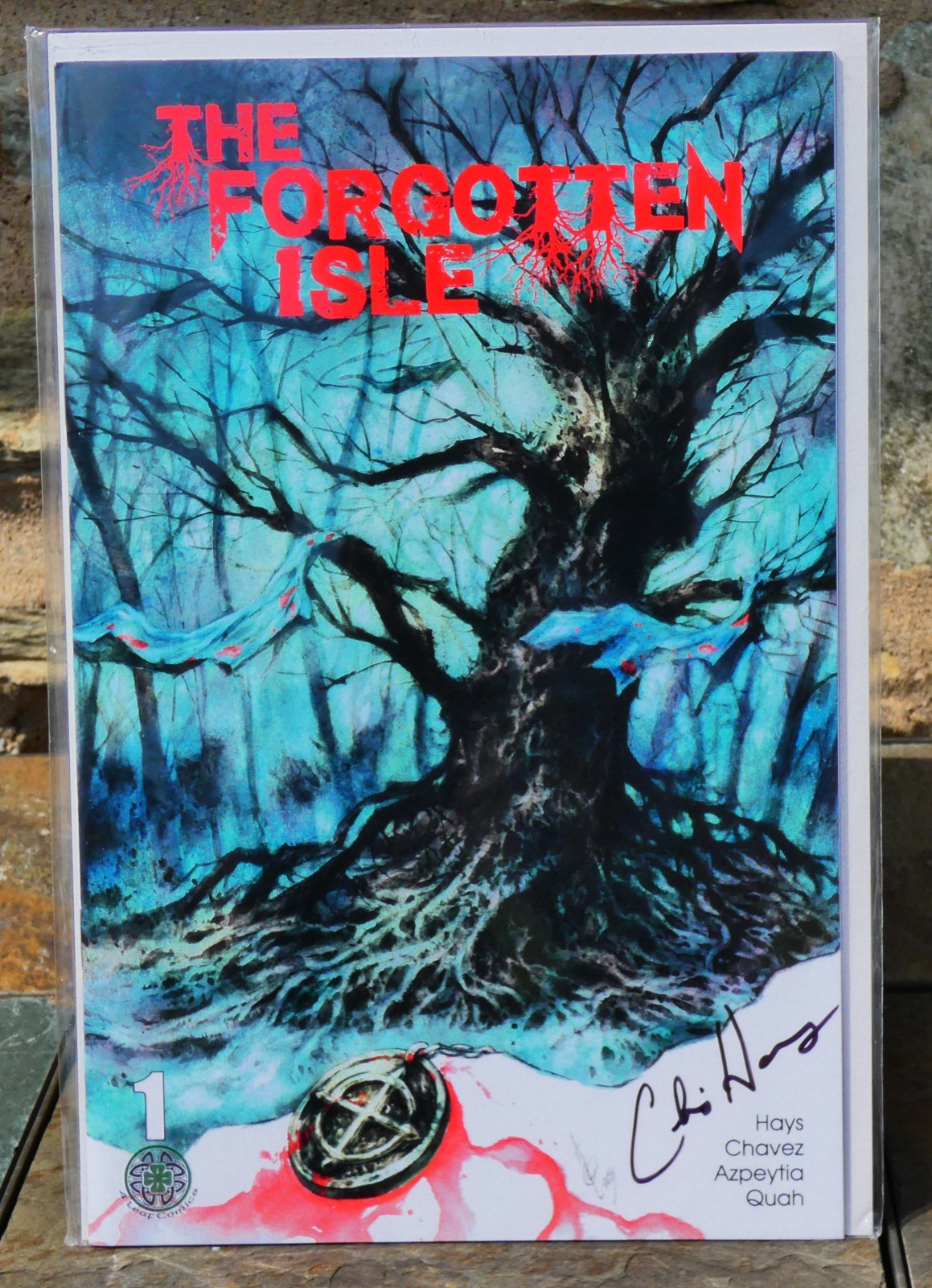The Forgotten Isle #1 & #2 4 Leaf Comics Signed NM