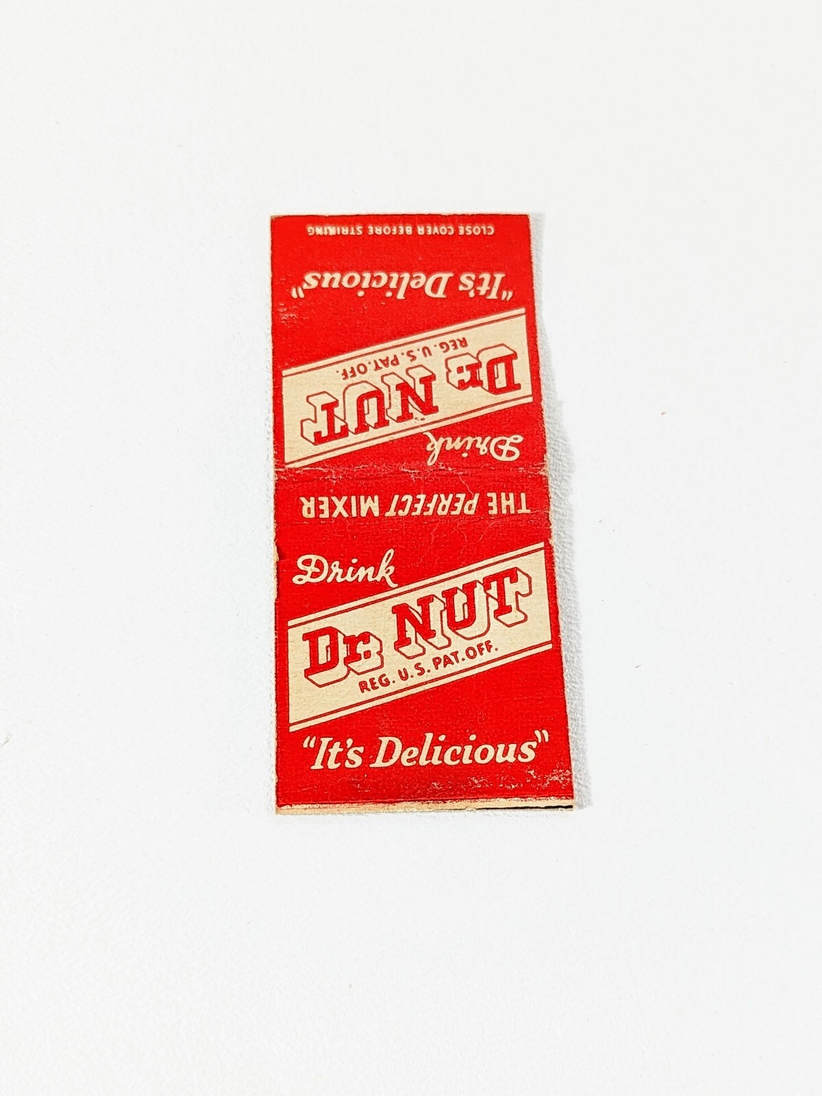 Rare Vintage Matchbook Cover Dr Nut The Perfect Mixer Drink It's Delicious Rare Vintage Matchbook Cover Dr Nut The Perfect Mixer Drink It's Delicious