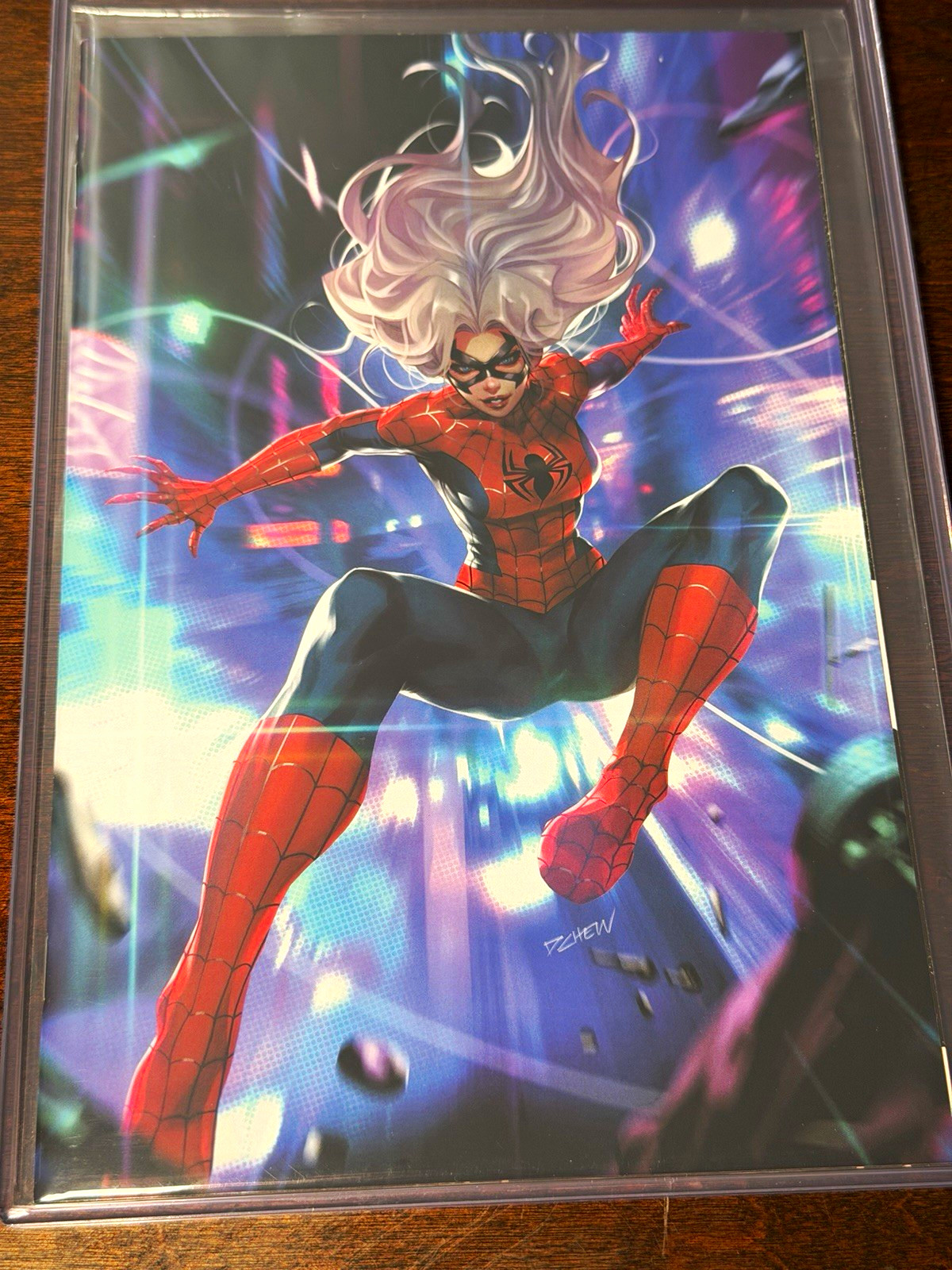 FREE SHIPPING Marvel Black Cat #1 Derrick Chew Variant Comic - Spiderman