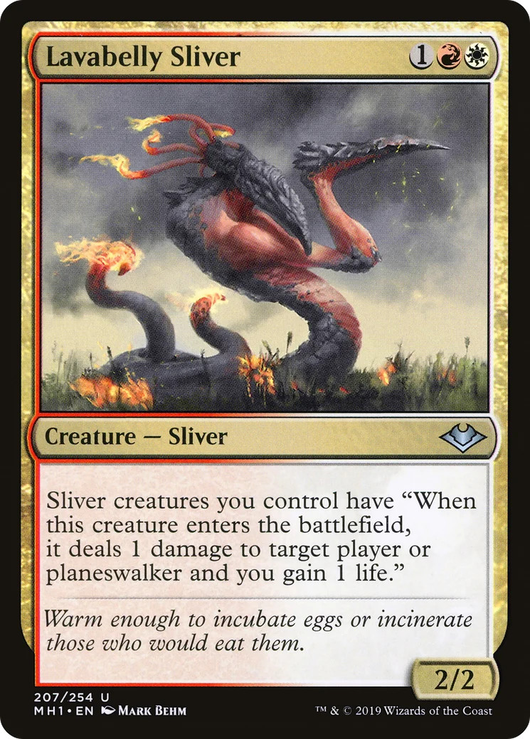 Lavabelly Sliver [Modern Horizons] Magic MTG