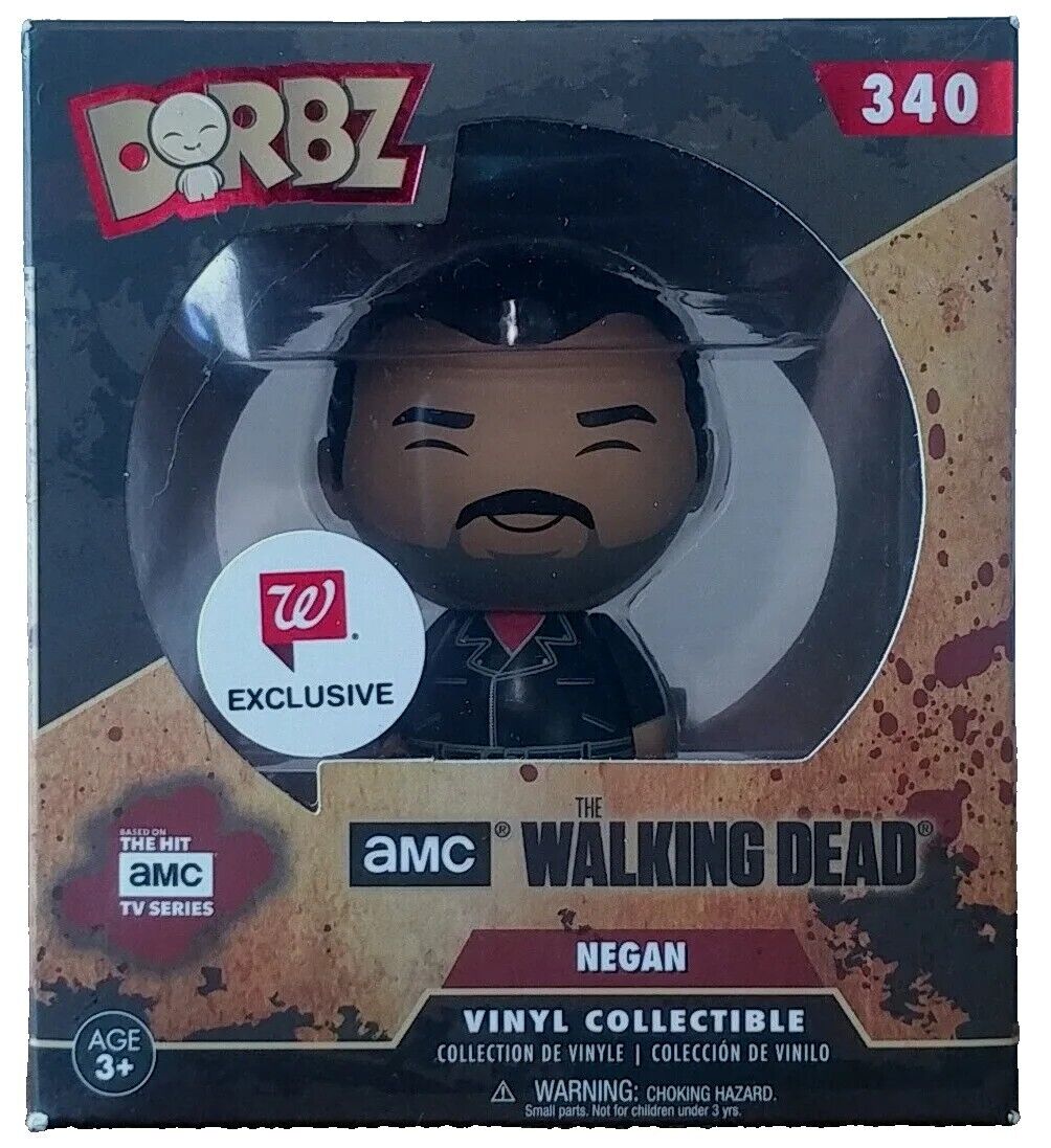 Funko The Walking Dead AMC TV Dorbz Negan Walgreen Exclusive Vinyl Figure #340