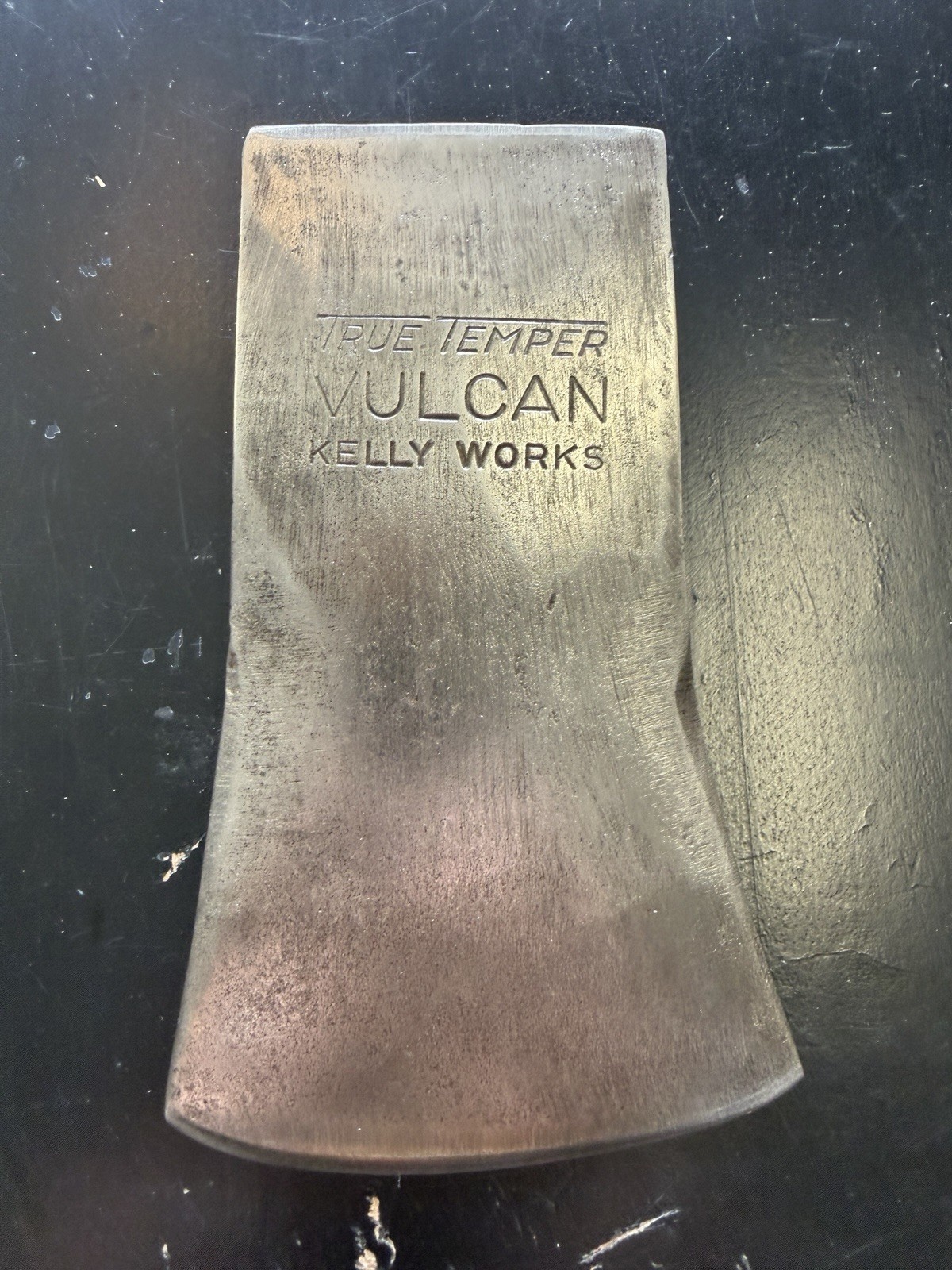 Antique True Temper Vulcan Kelly Works Vintage Axe Head 2.23 lb Antique True Temper Vulcan Kelly Works Vintage Axe Head 2.23 lb