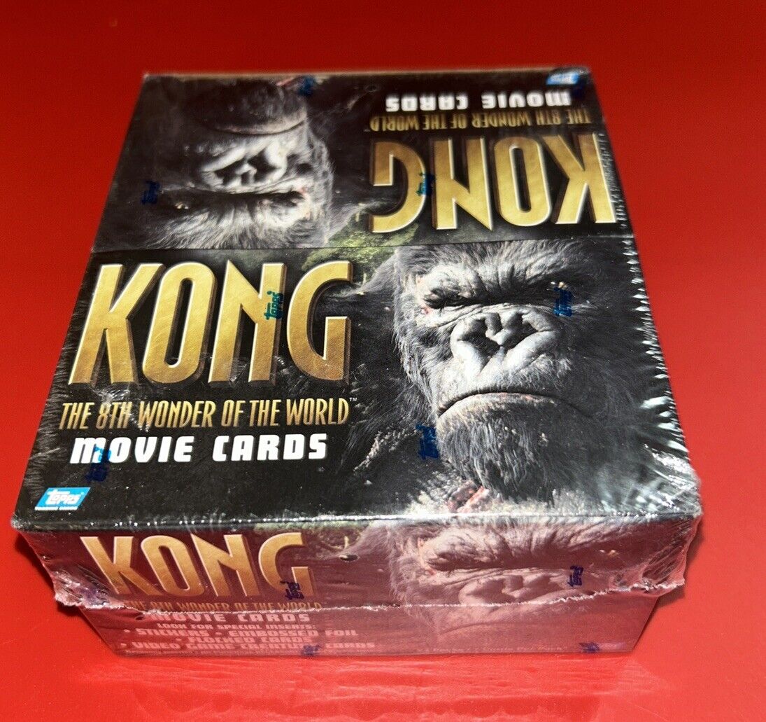 King Kong: The 8th Wonder Of The World Movie Trading Cards - Sealed Box - Topps