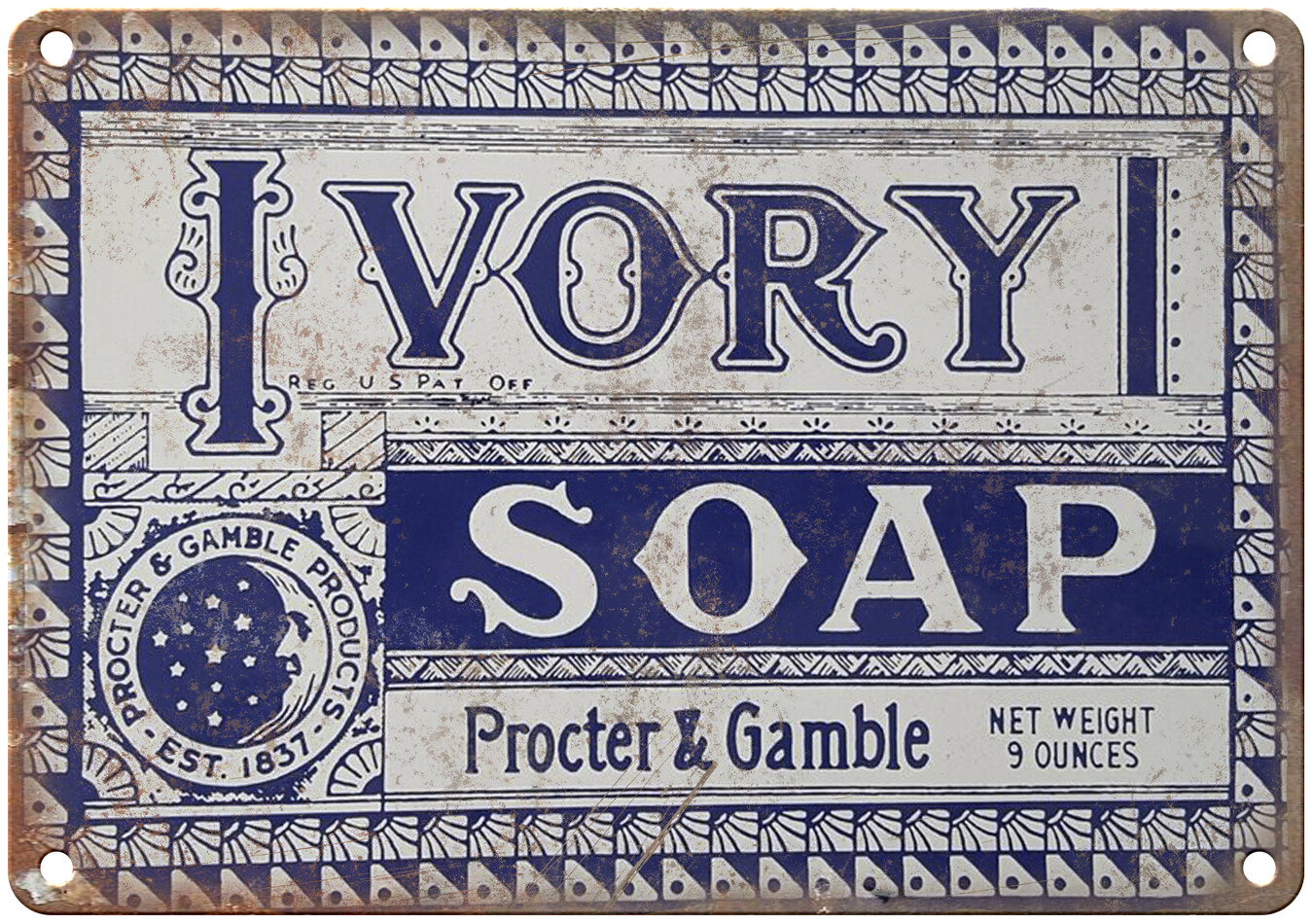 Ivory Soap Procter & Gamble Porcelain Look 12
