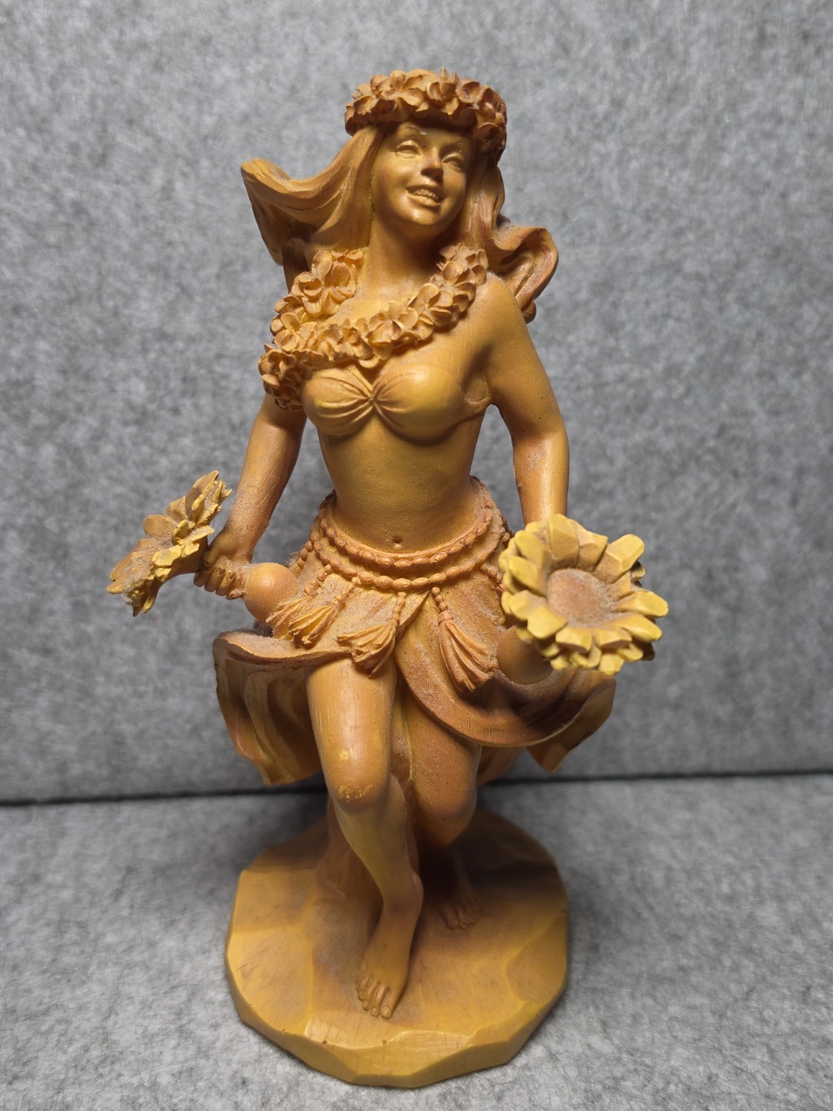 Vintage Chiefly Co. Hawaiian Hula Girl Figurine – Island Souvenir Decor