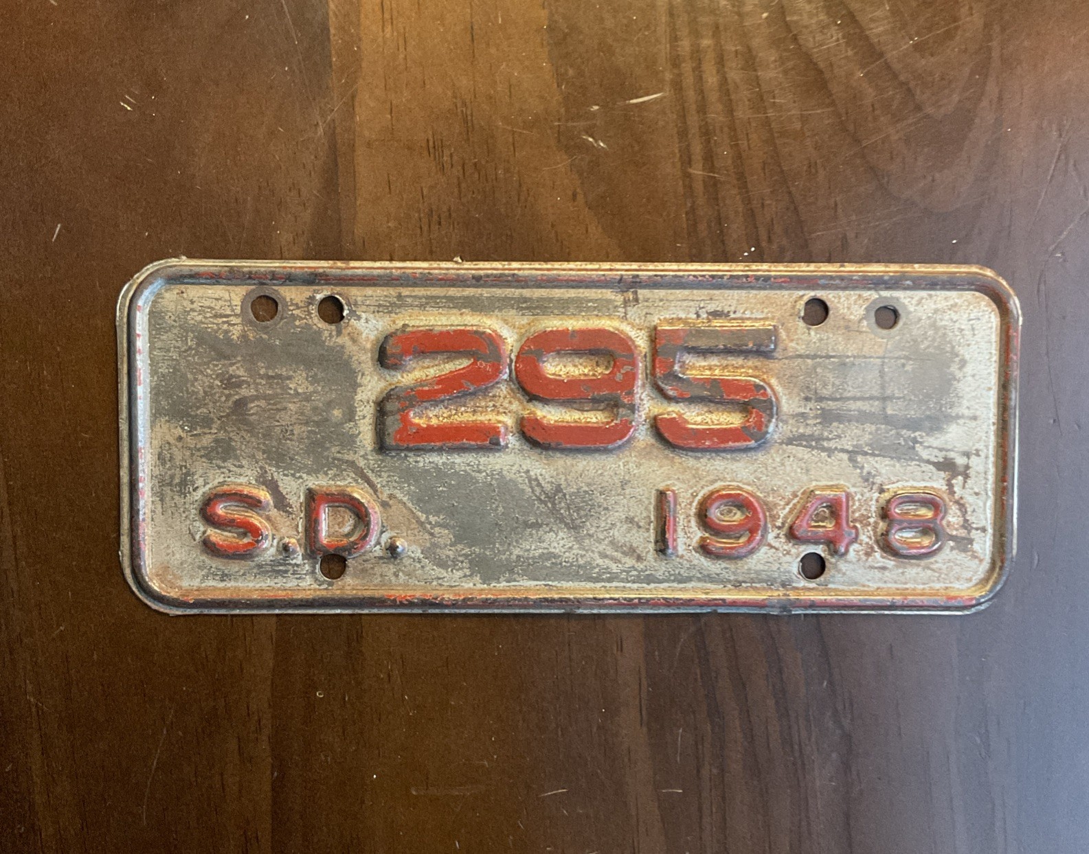 1948 South Dakota Motorcycle License Plate