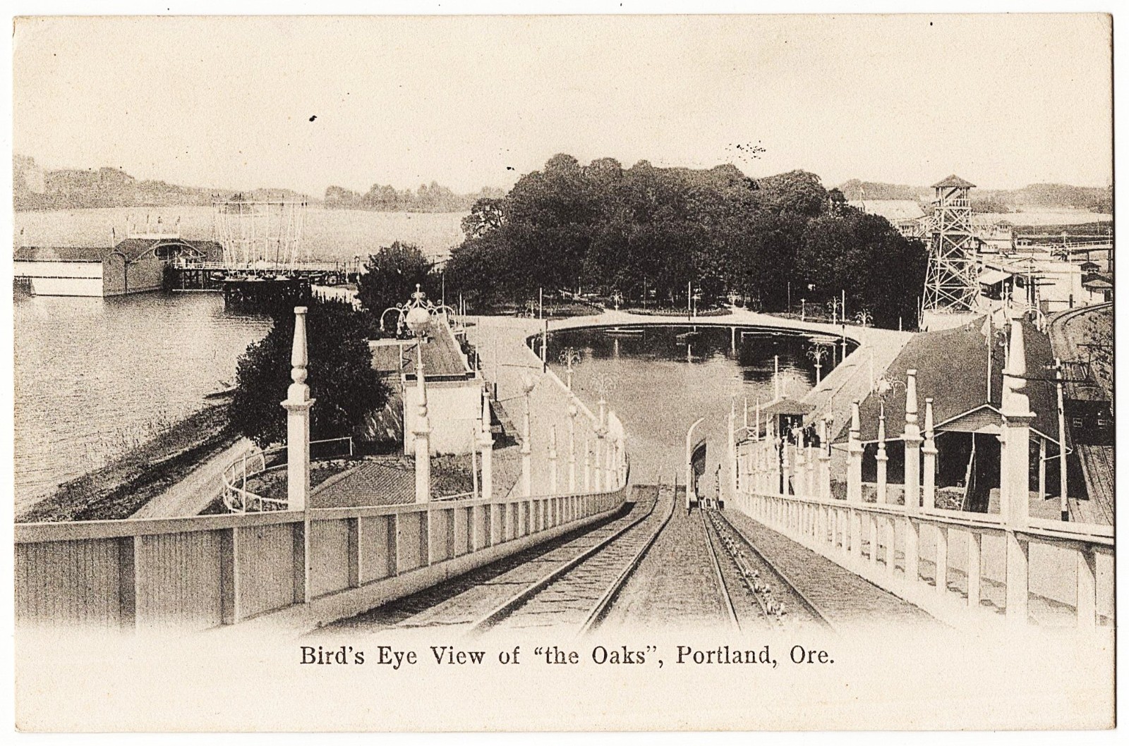 Portland OR - Birds Eye View 'The Oaks 