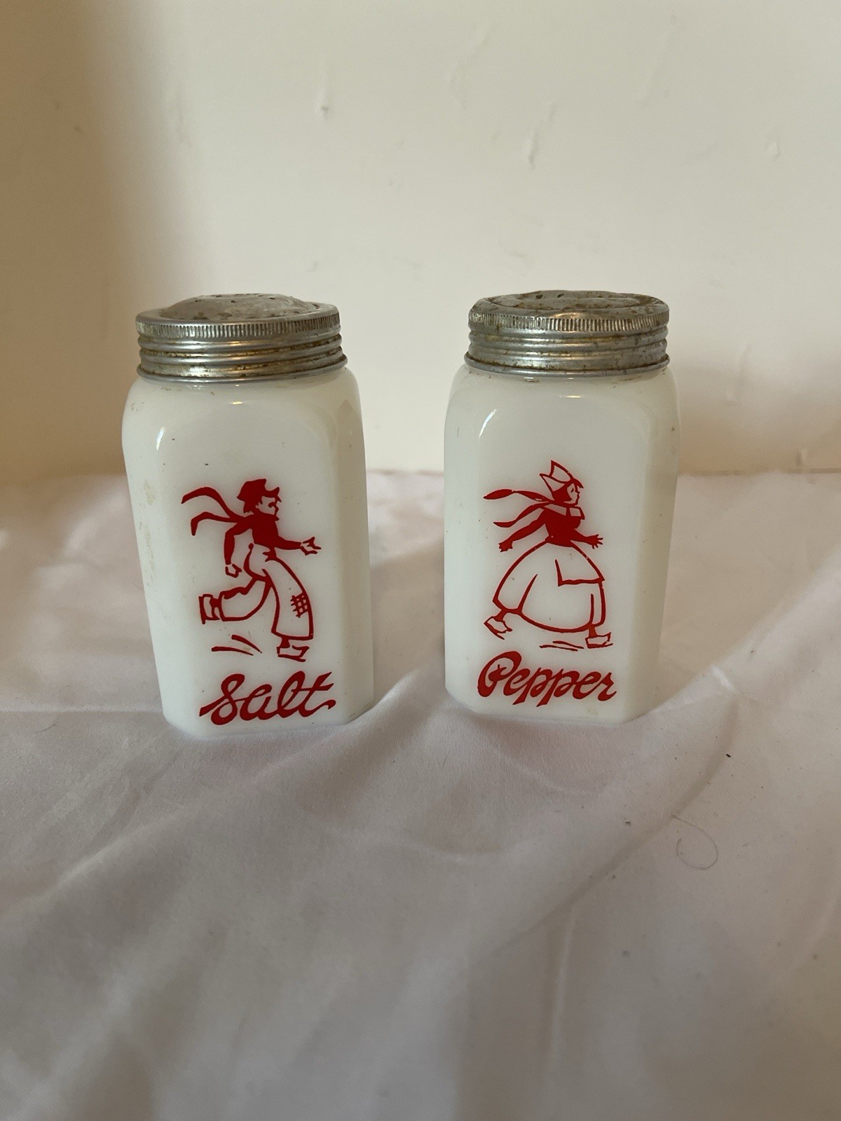 Vintage Hazel Atlas Dutch Salt and Pepper Shakers