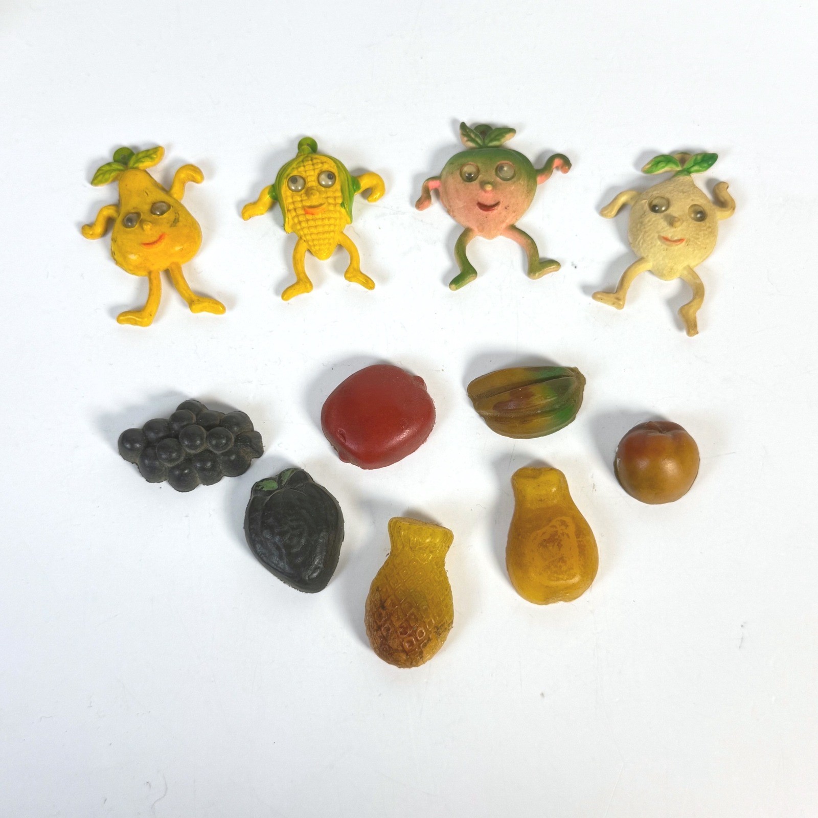 Vintage 80s Fruit Vegetable Refrigerator Magnets Set of 11 Anthropomorphic Retro Vintage 80s Fruit Vegetable Refrigerator Magnets Set of 11 Anthropomorphic Retro