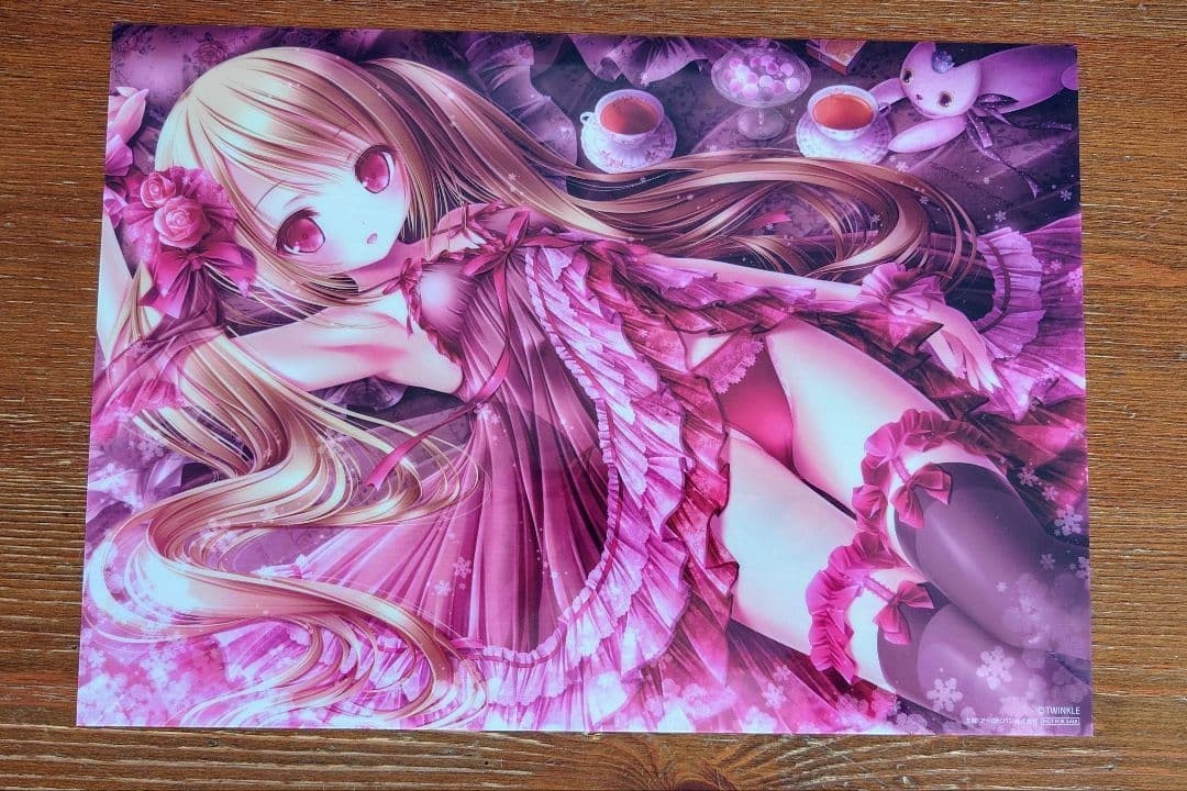 Tinkle Clear Poster Transparent Art Print Jiku Chuushinha Art Jeuness Anime