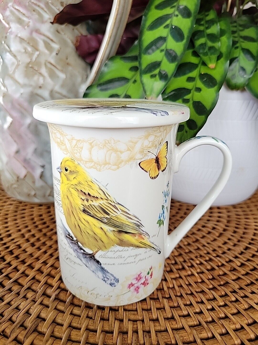 Kent Porcelain Yellow Finch Mug