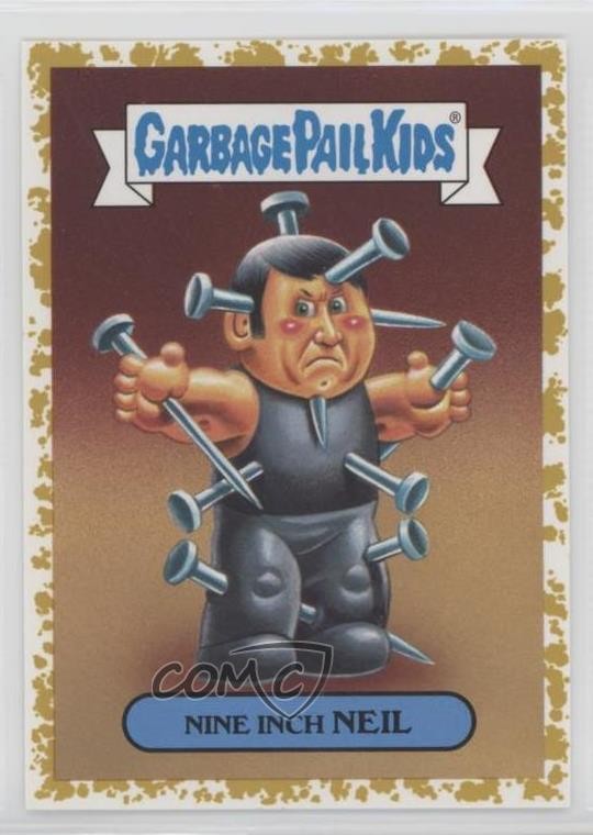 2017 Garbage Pail Kids Battle of the Bands Fool\'s Gold 43/50 Nine Inch Neil 13iq