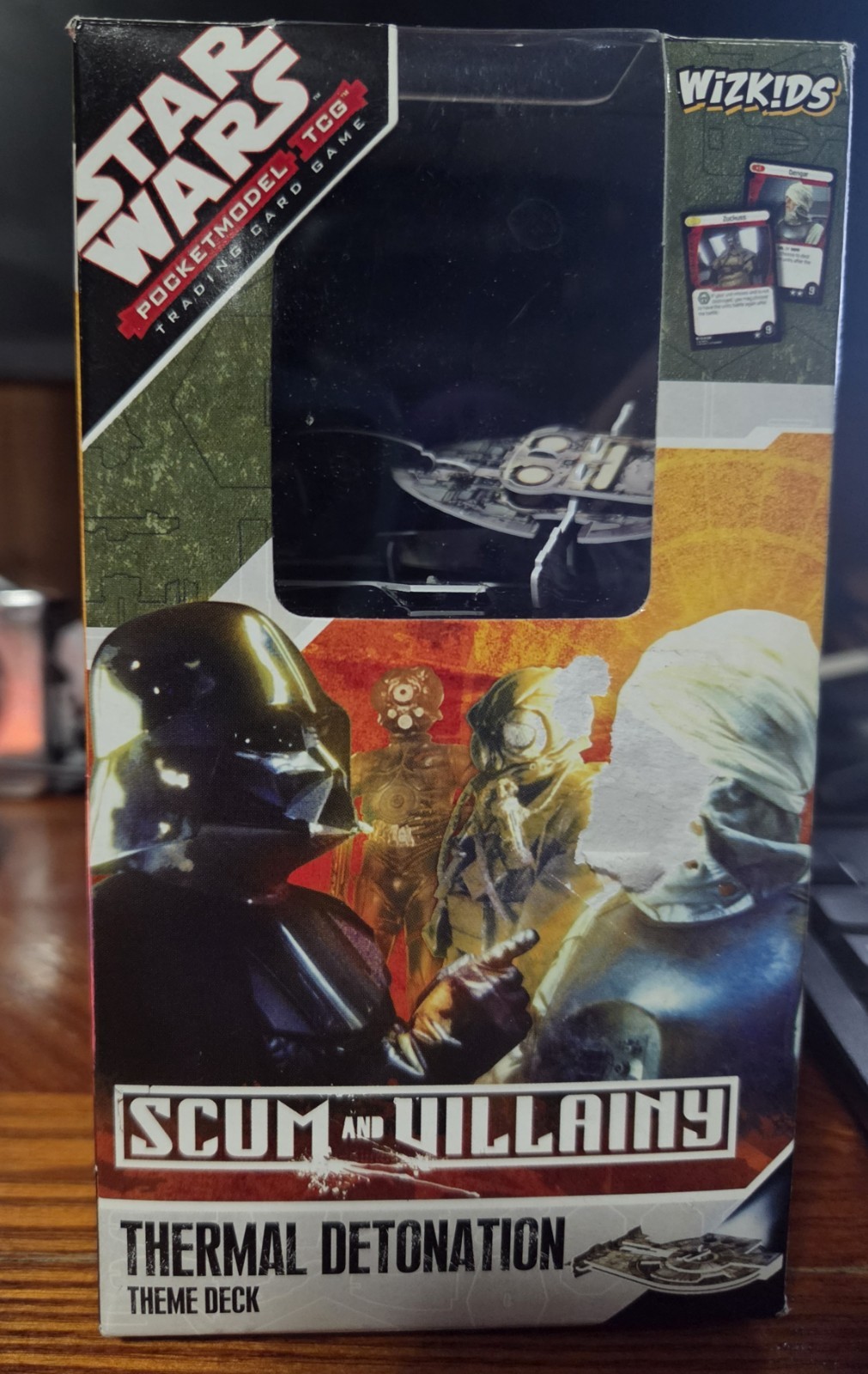 Star Wars Pocketmodel TCG Scum and Villainy Thermal Detonation Theme Deck sealed Star Wars Pocketmodel TCG Scum and Villainy Thermal Detonation Theme Deck sealed