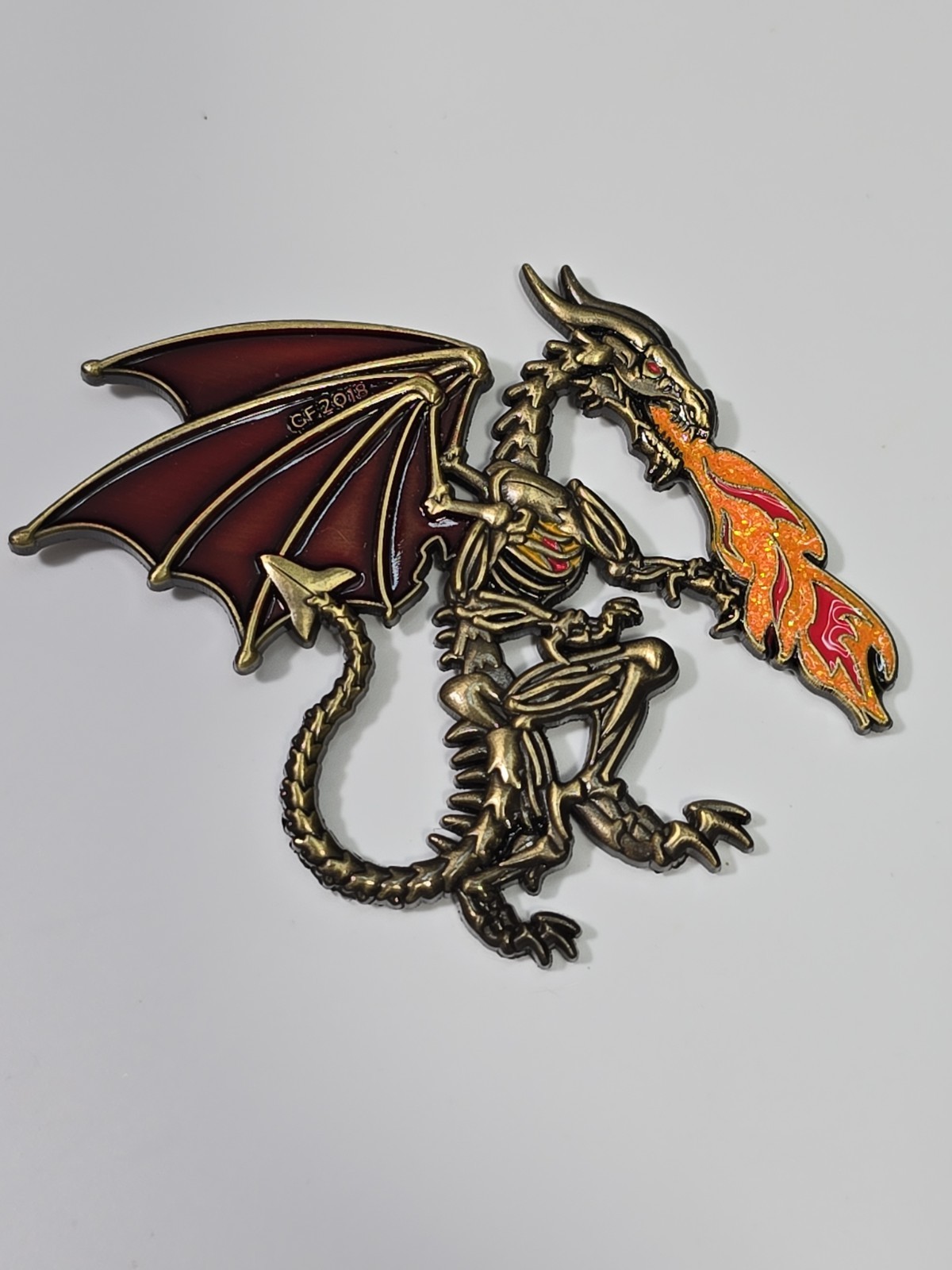 Destination Imagination GF 2018 Lapel Pin Global Finals Red Dragon