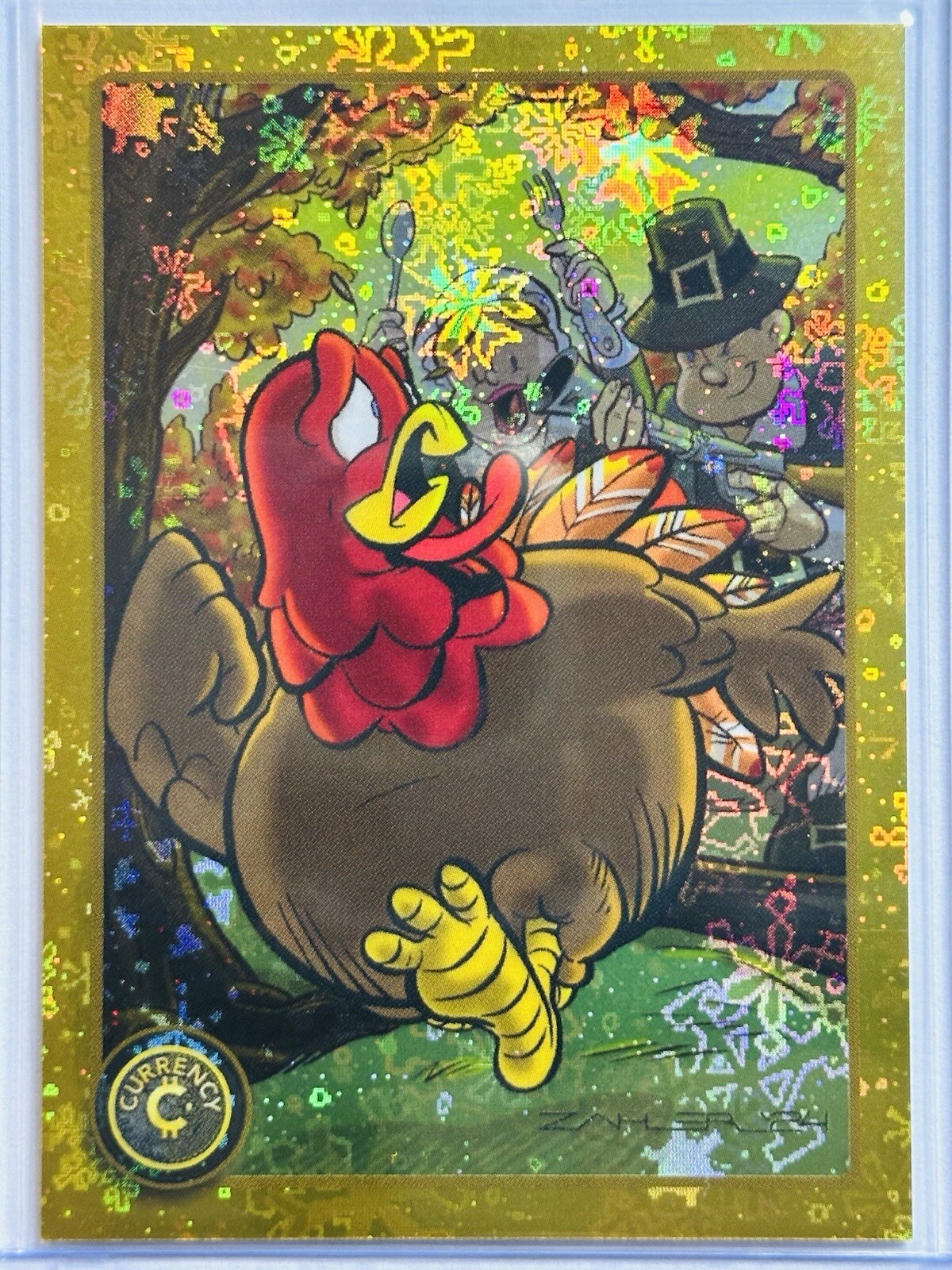 TURKEY  #14  2024 Cardsmiths Currency Holiday Edition SNOWFLAKE HoloFoil