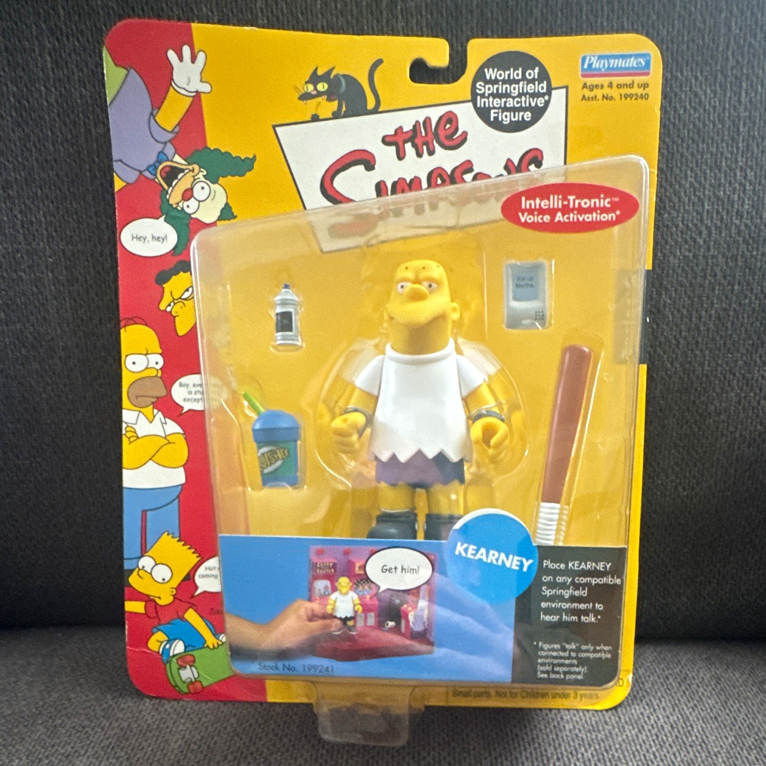 Playmates Simpsons Kearney Intelli-Tronic Interactive Figure
