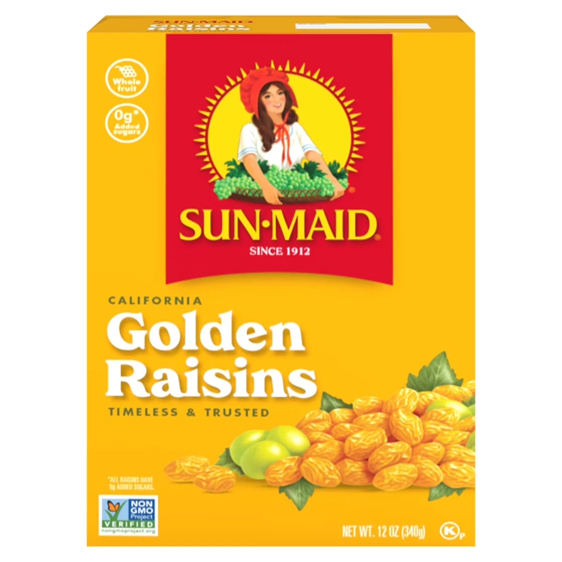 Sun-Maid® California Golden Raisins, 12 oz Bag in a Box Sun-Maid® California Golden Raisins, 12 oz Bag in a Box