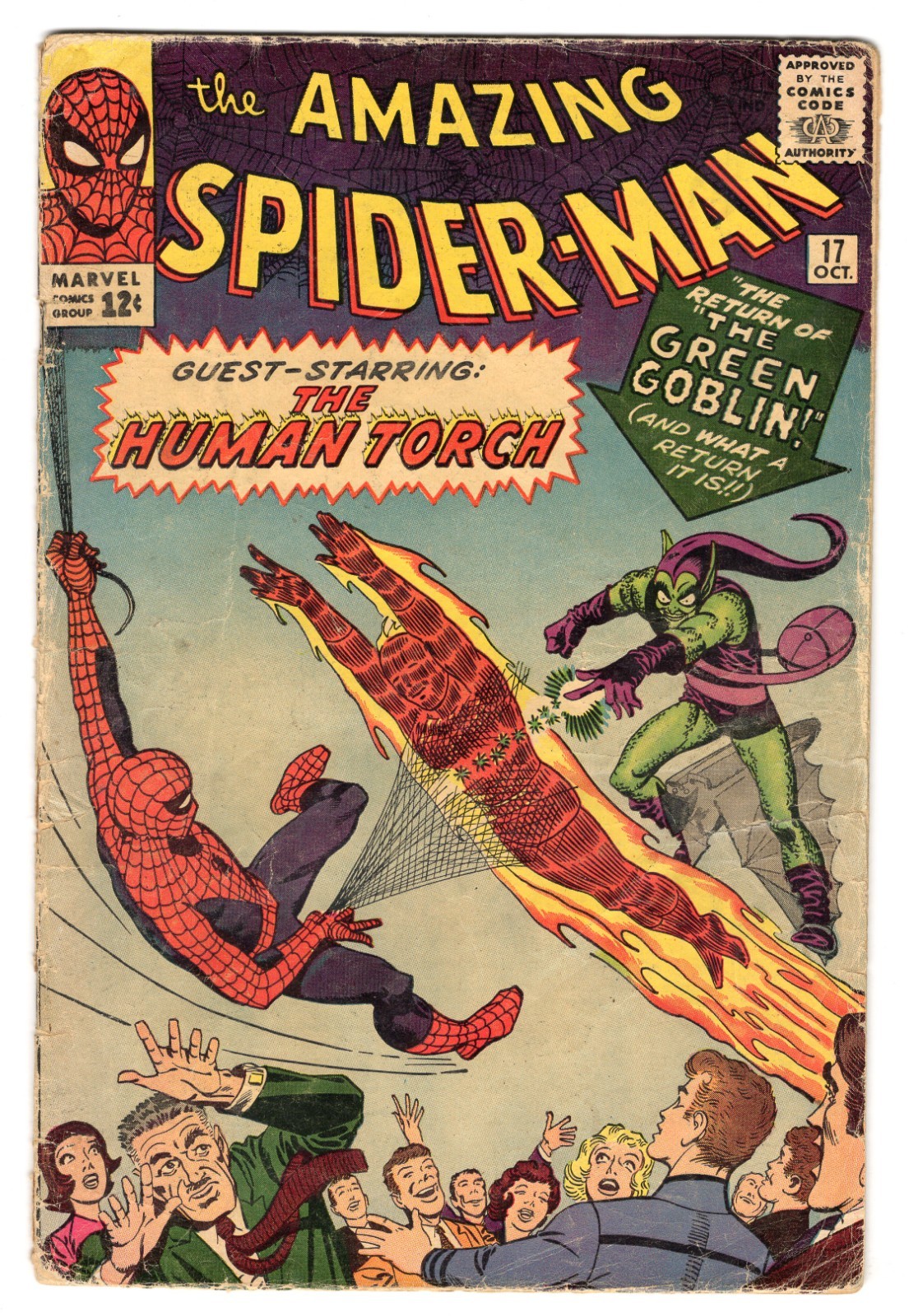 Amazing Spider-Man 17 1964 Marvel Comics G+ 2.5 2nd App Green Goblin