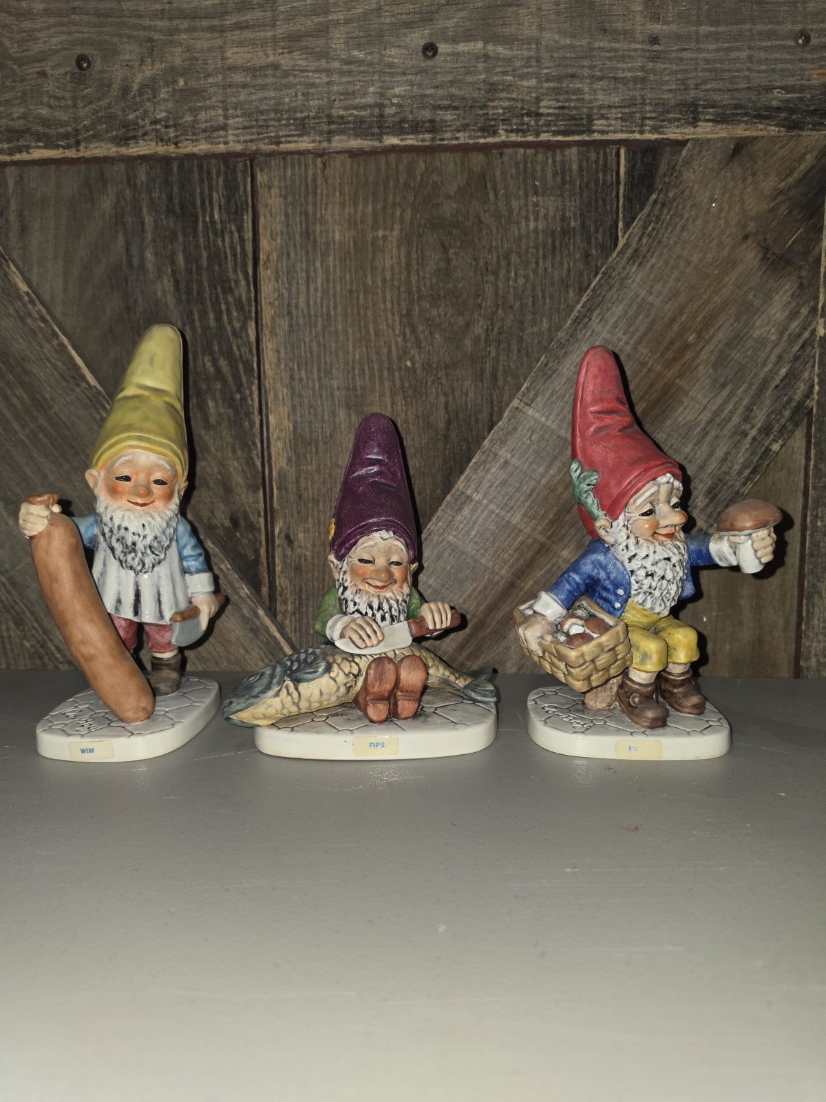 Set of 3 Vintage 1970\'s Goebel Co-Boy Figurines
