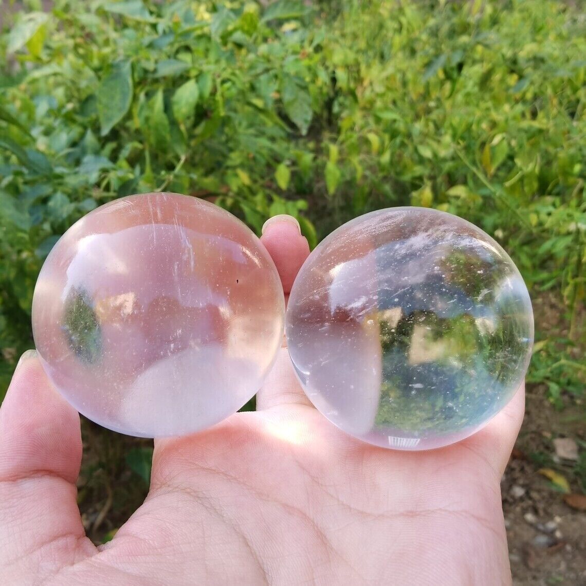 1pc Transparent fused quartz ball crystal ball