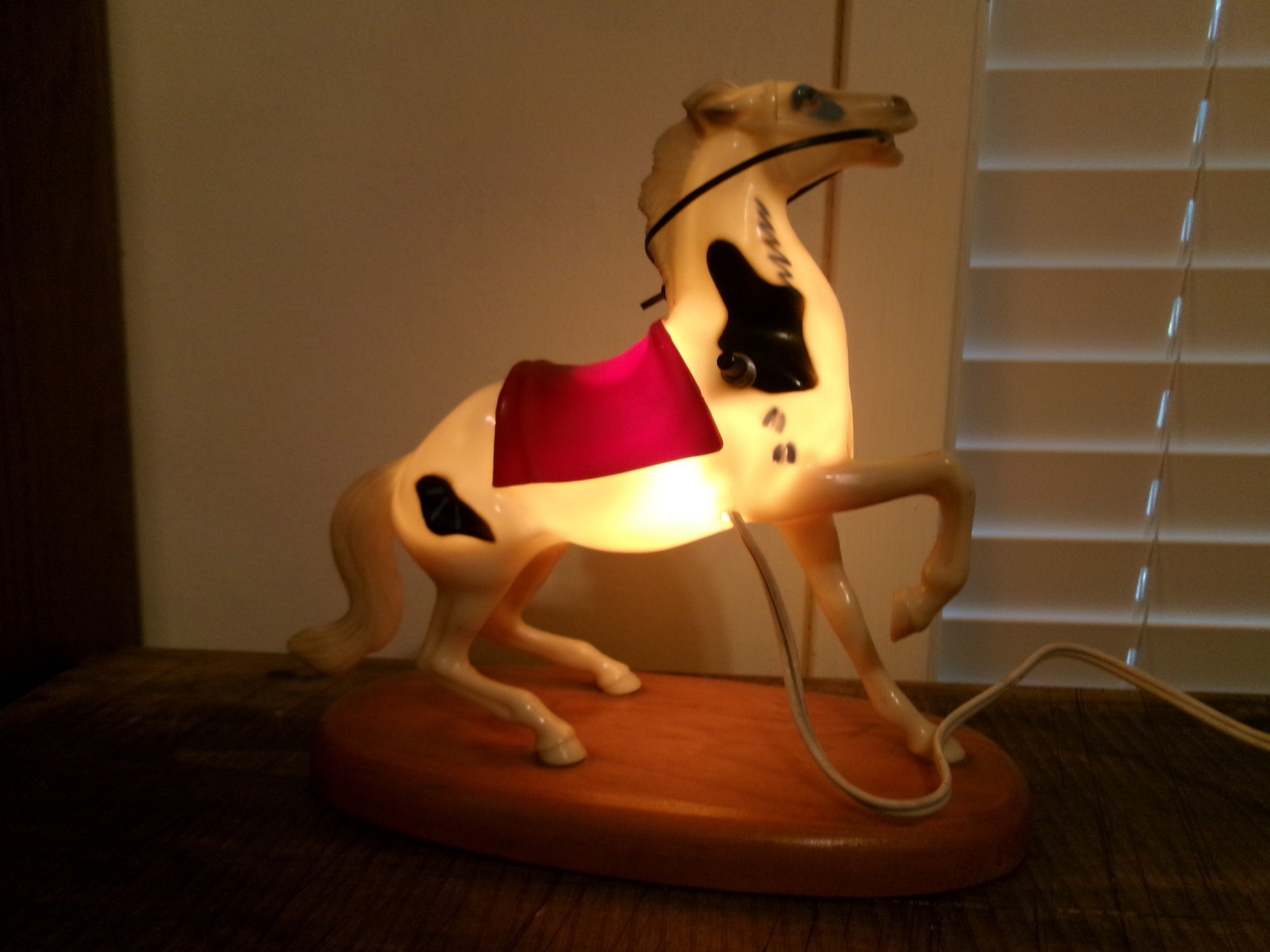 Hartland  Horse - RARE Original 1950-1960\'s Nightlight WORKS