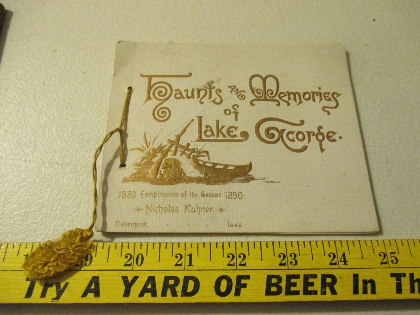 Lake George, Haunts and Memories of Lake George NY 1890, 6 Views, Wolf Co. Phil