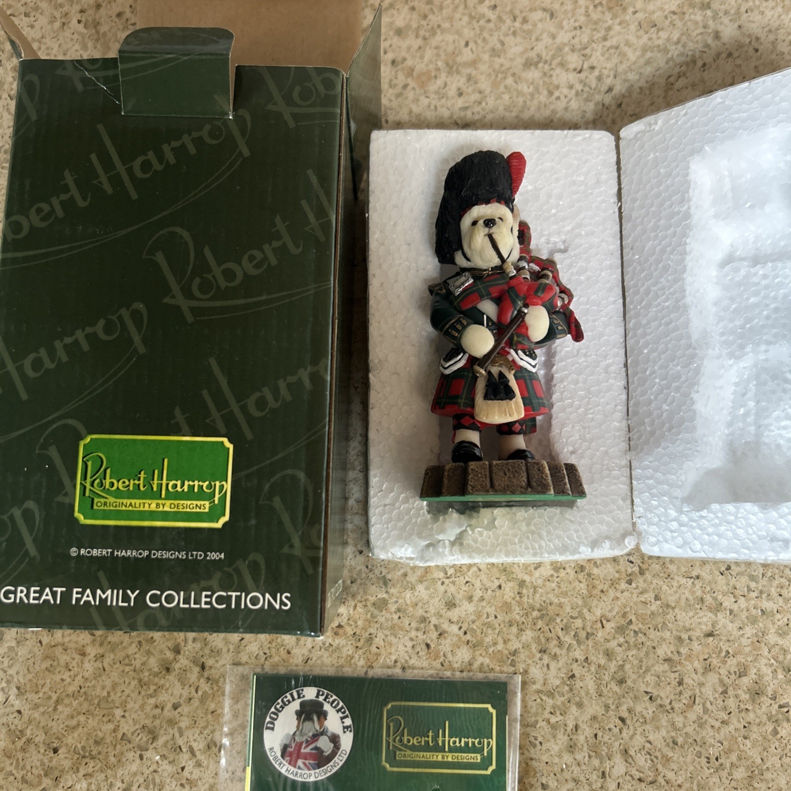 Robert Harrop DP164 Westie Bagpiper 2003 Mint & In Original Box 